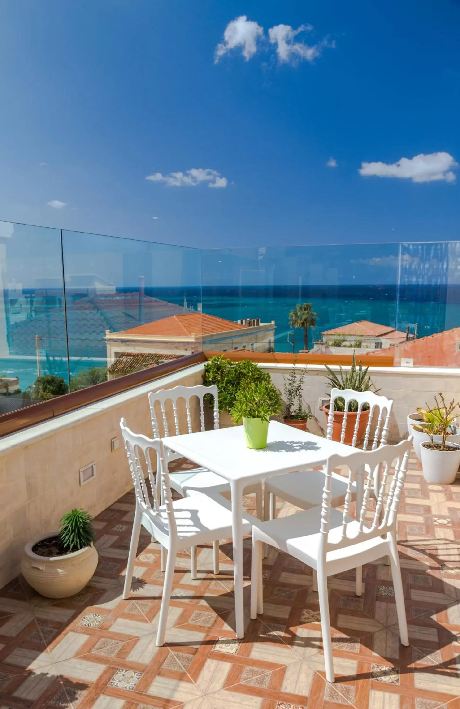 Summer, Balcony/Terrace in Halepa Hotel