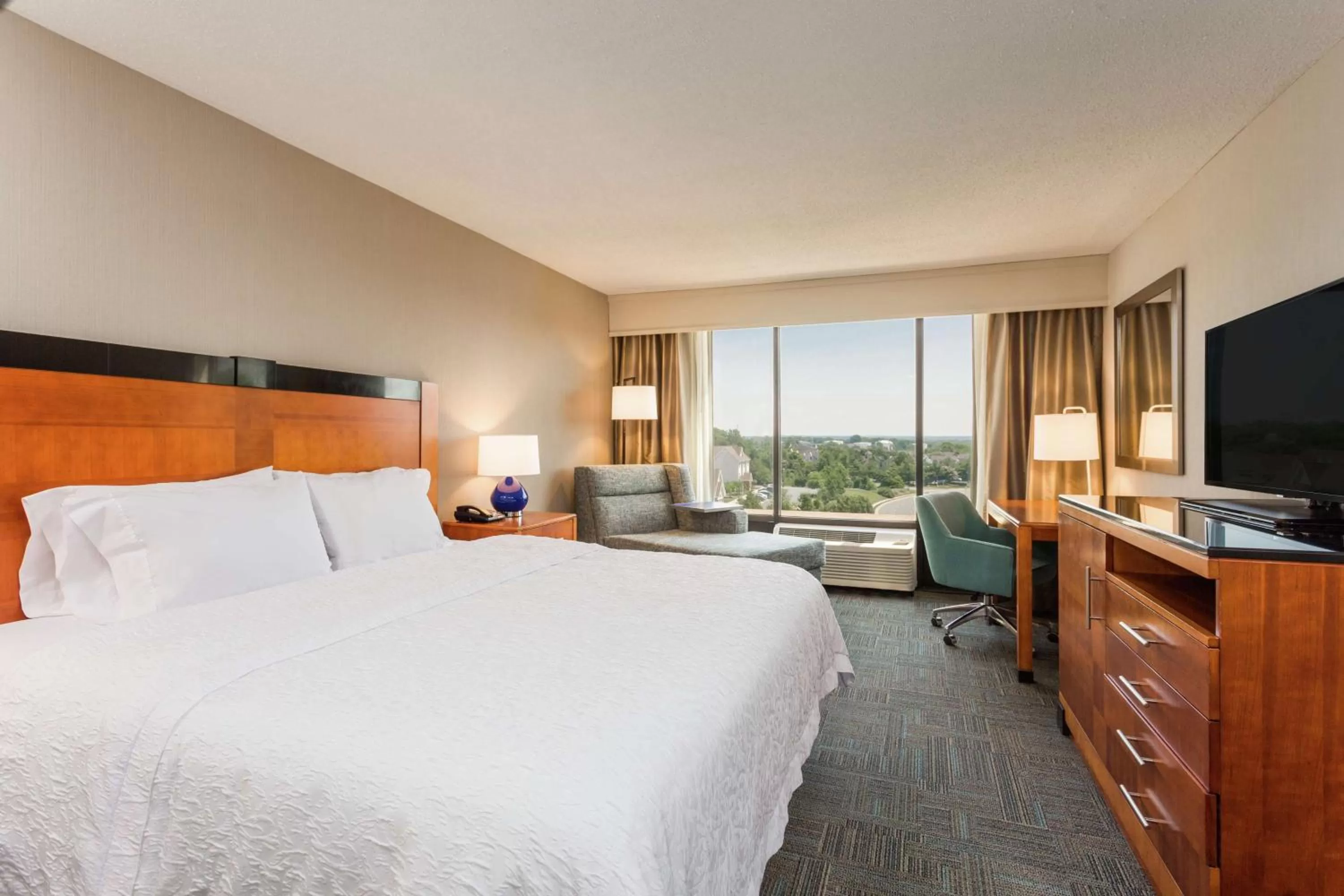 Bedroom, Bed in Hampton Inn Manassas