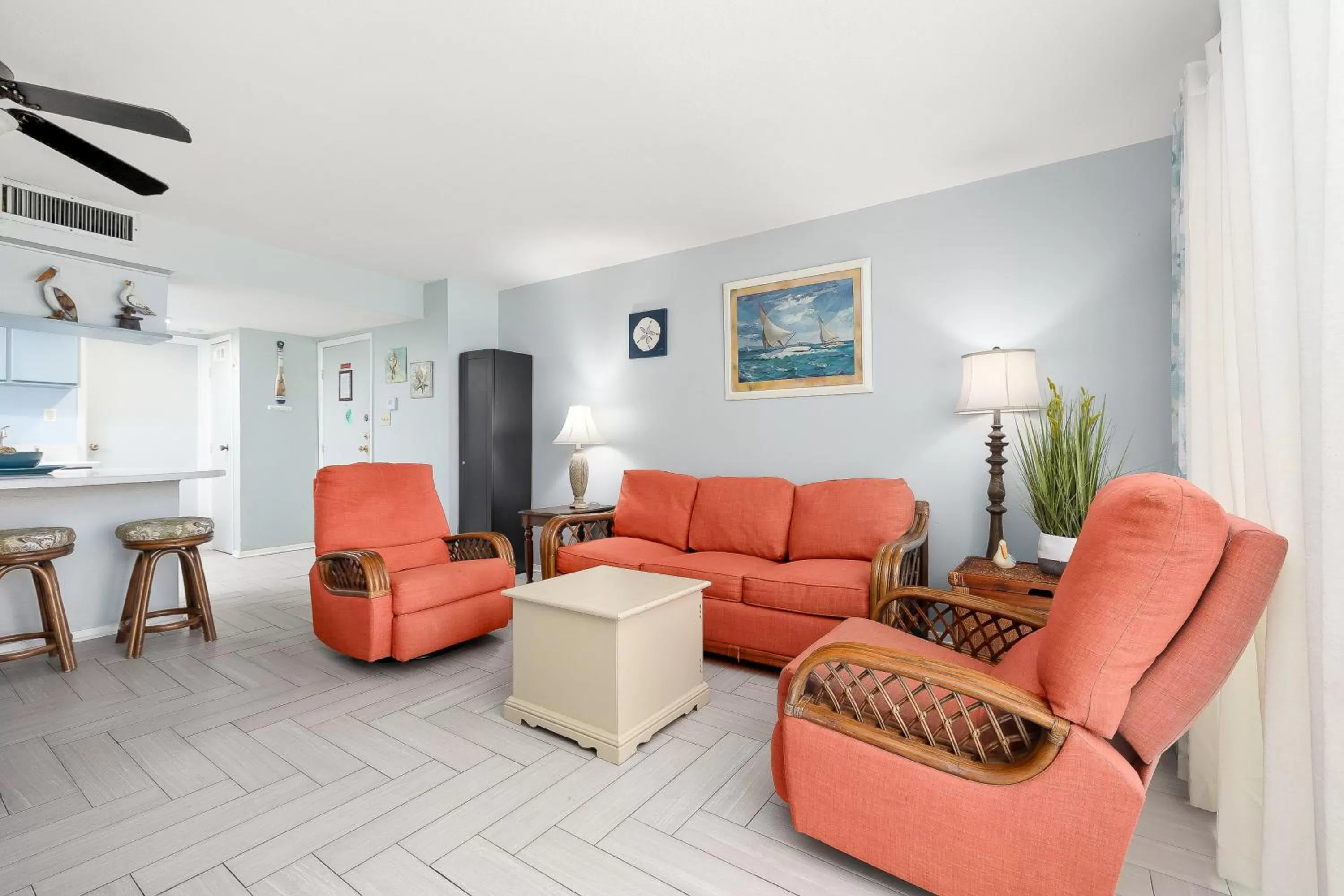 Seating Area in La Internacional Condominiums #210