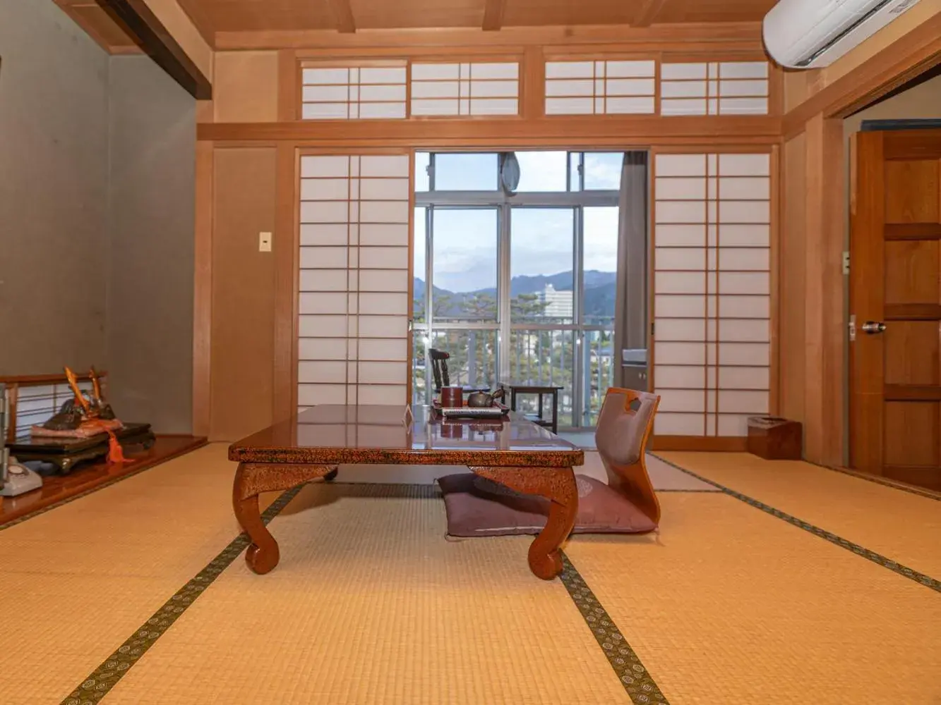 Seating Area in Yudanaka Onsen Shimaya