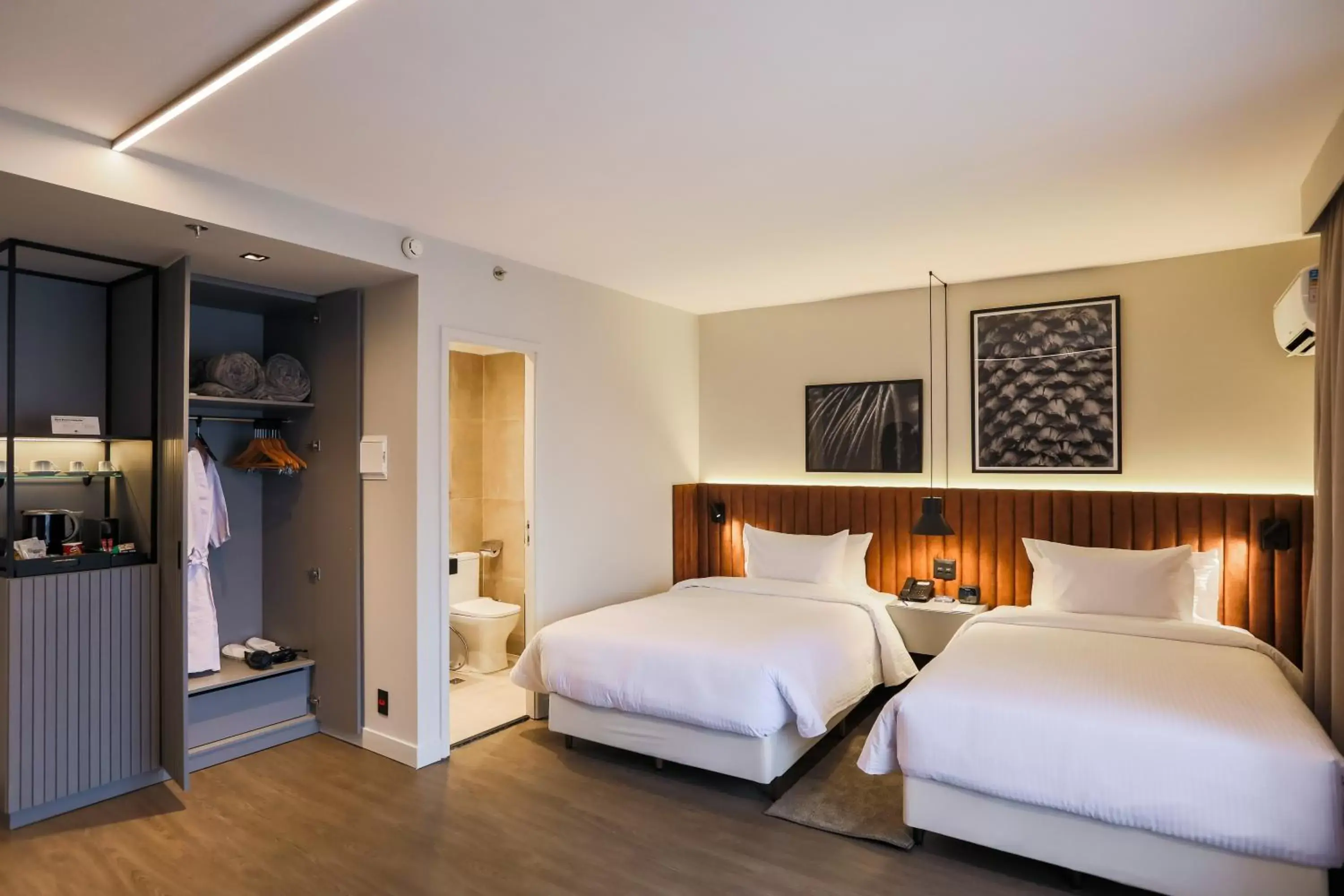 Bed in Double Tree by Hilton São Paulo Itaim Bed in Double Tree by Hilton São Paulo Itaim