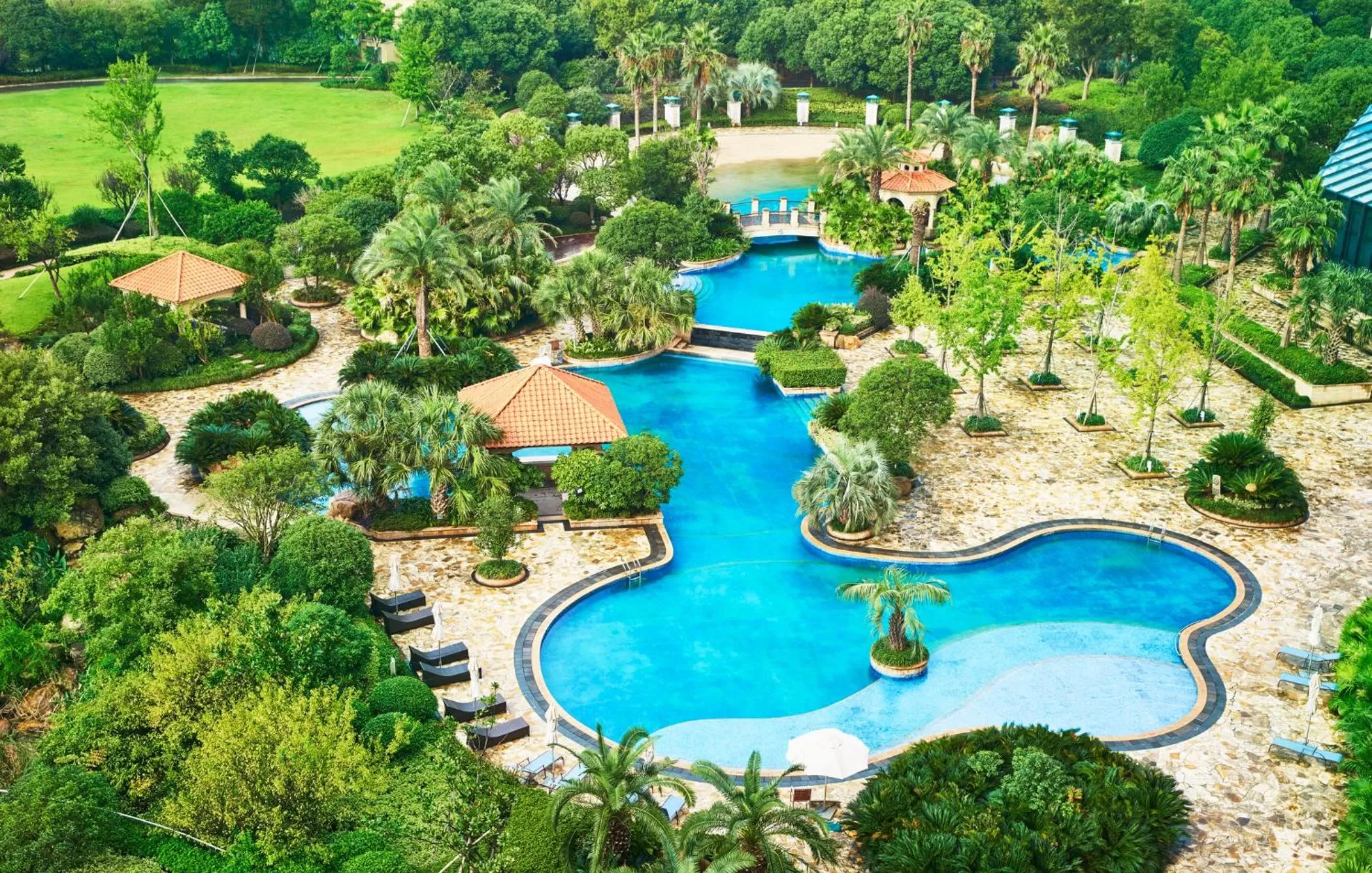 Pool View in Sheraton Zhoushan Hotel