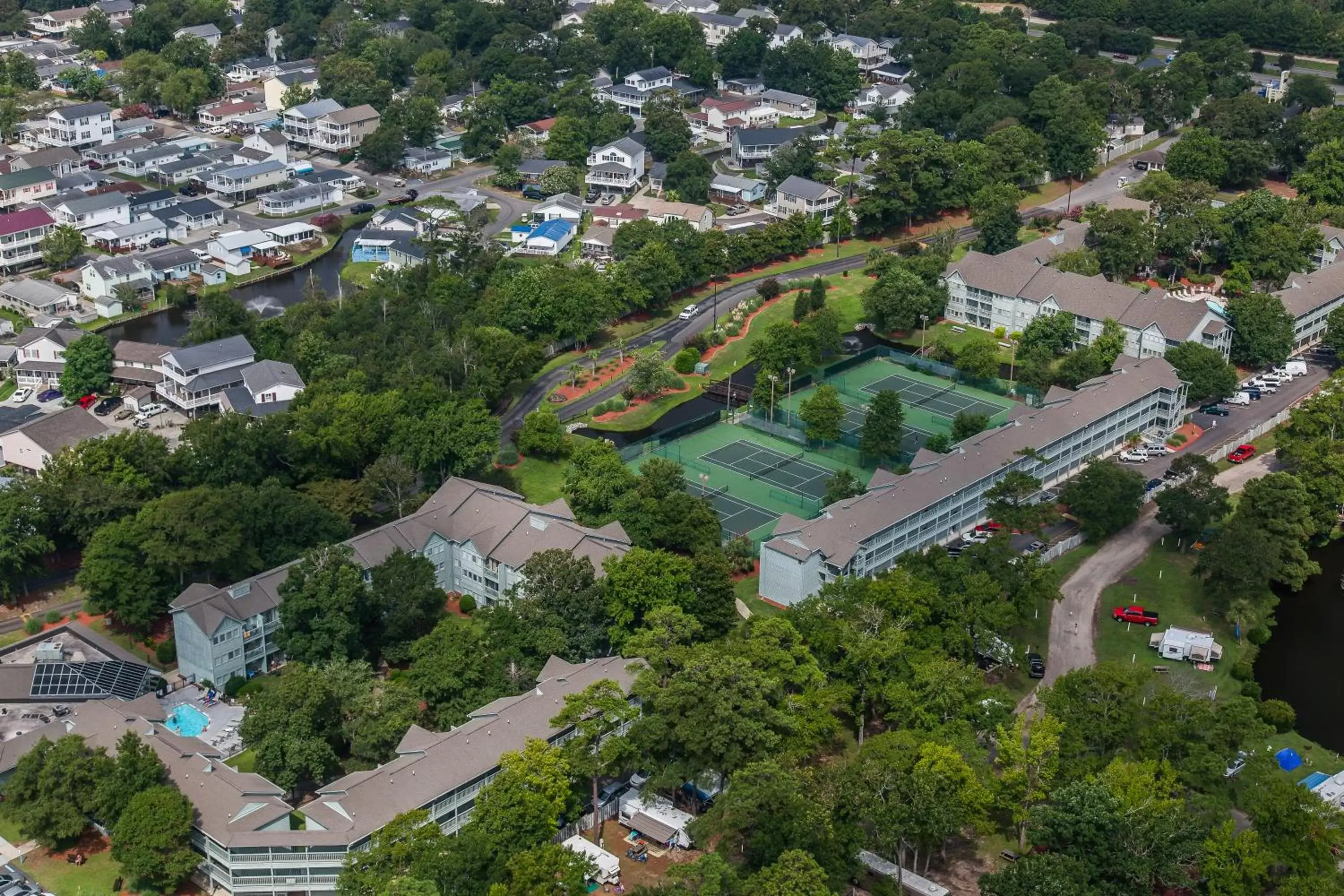 Property building, Bird's-eye View in Myrtle Beach Resort