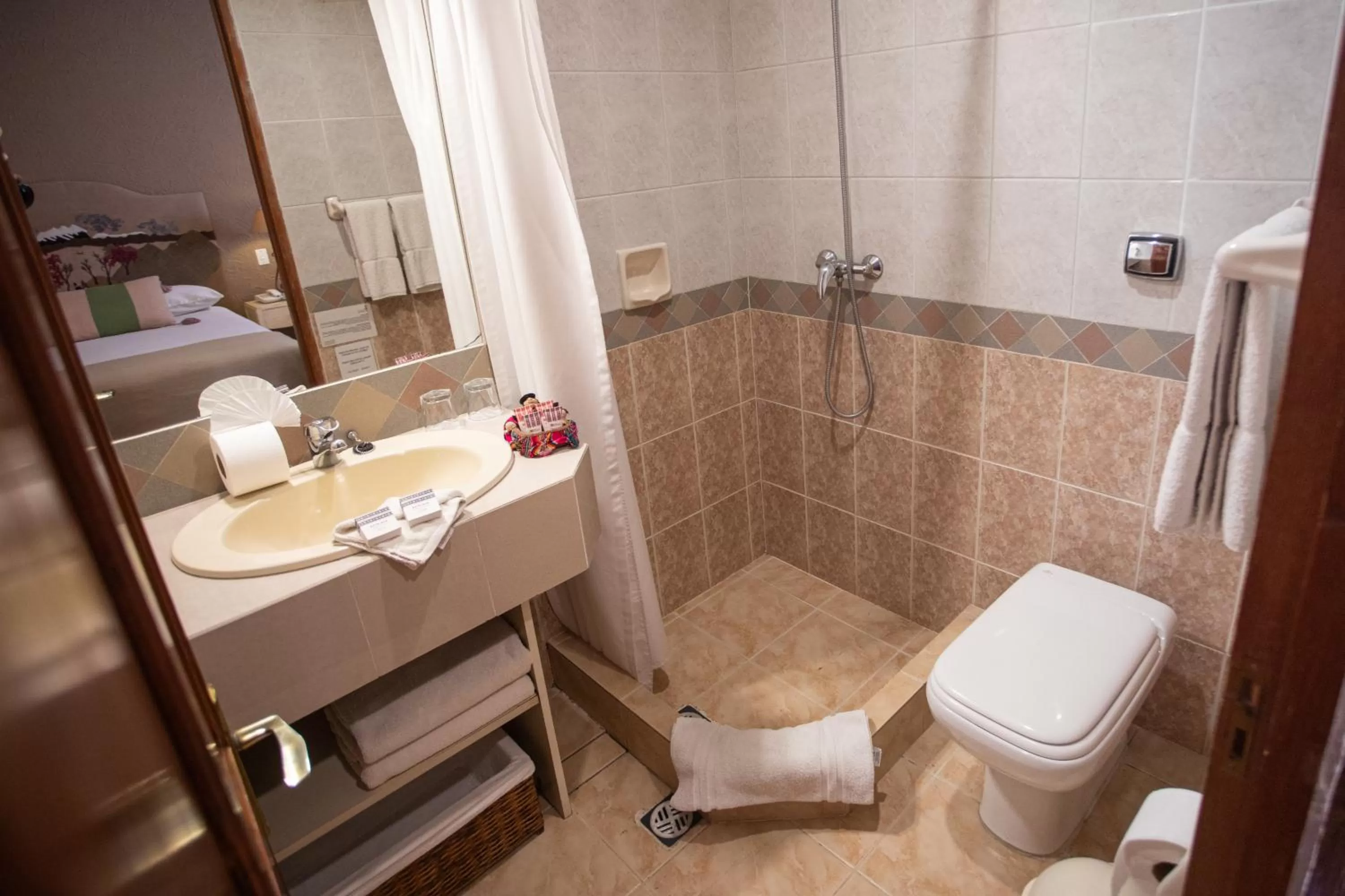 Bathroom in Hotel Rosario La Paz