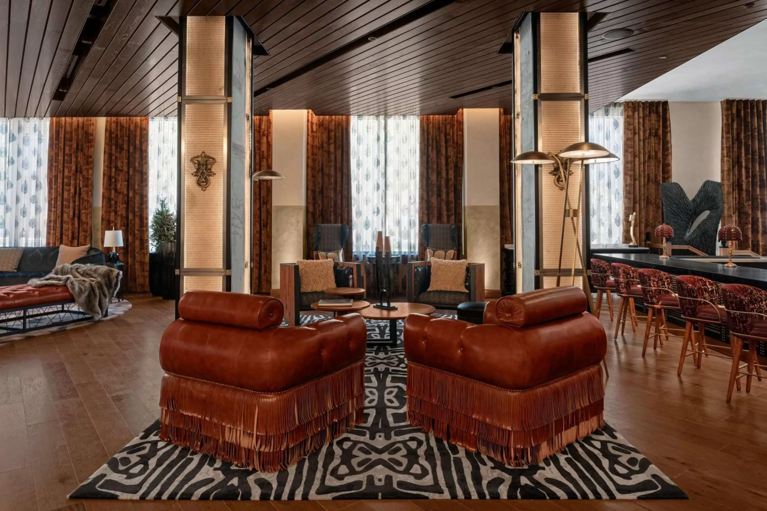 Lobby or reception, Seating Area in Hotel Fraye Nashville, Curio Collection By Hilton