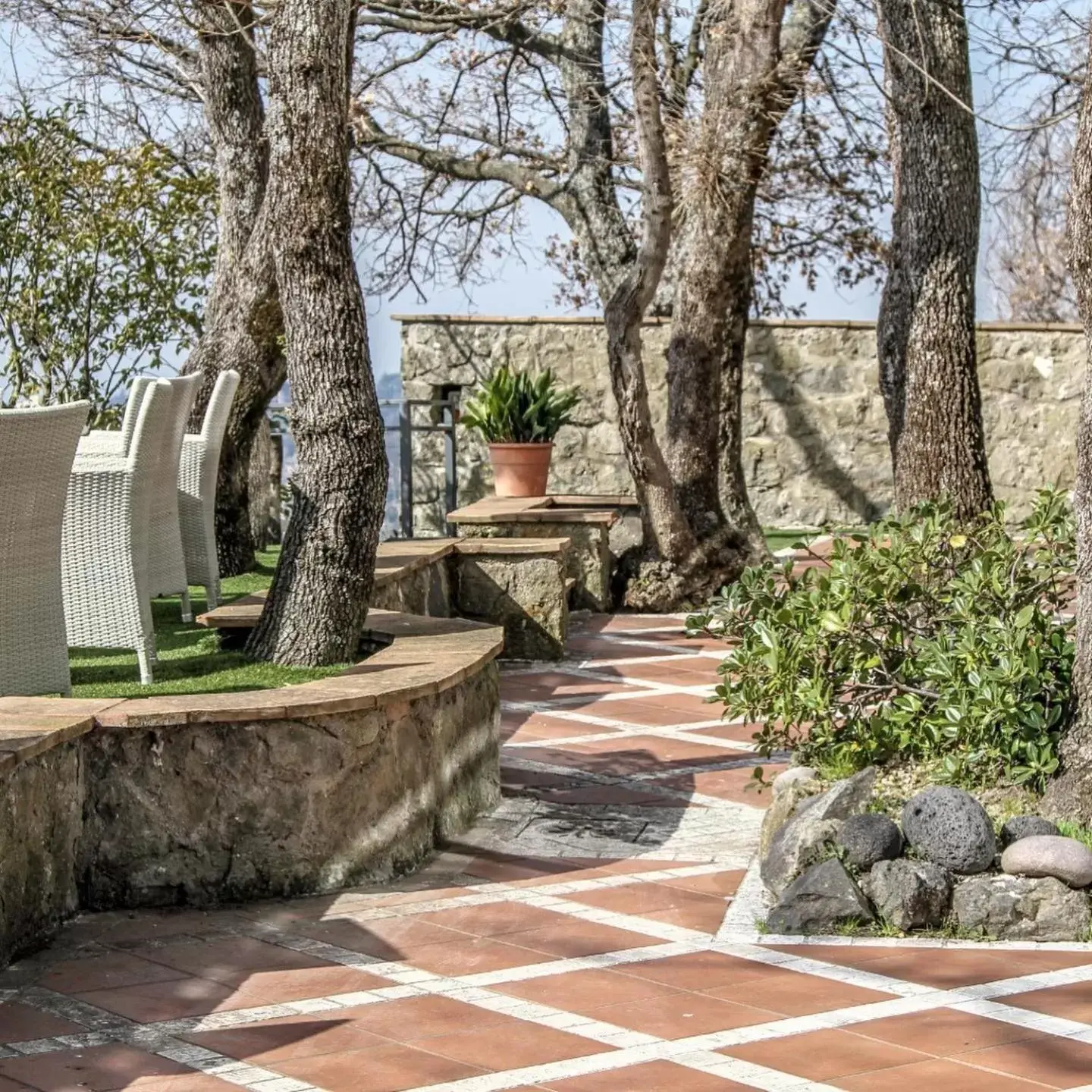 Garden in La Locanda Del Pontefice - Luxury Country House