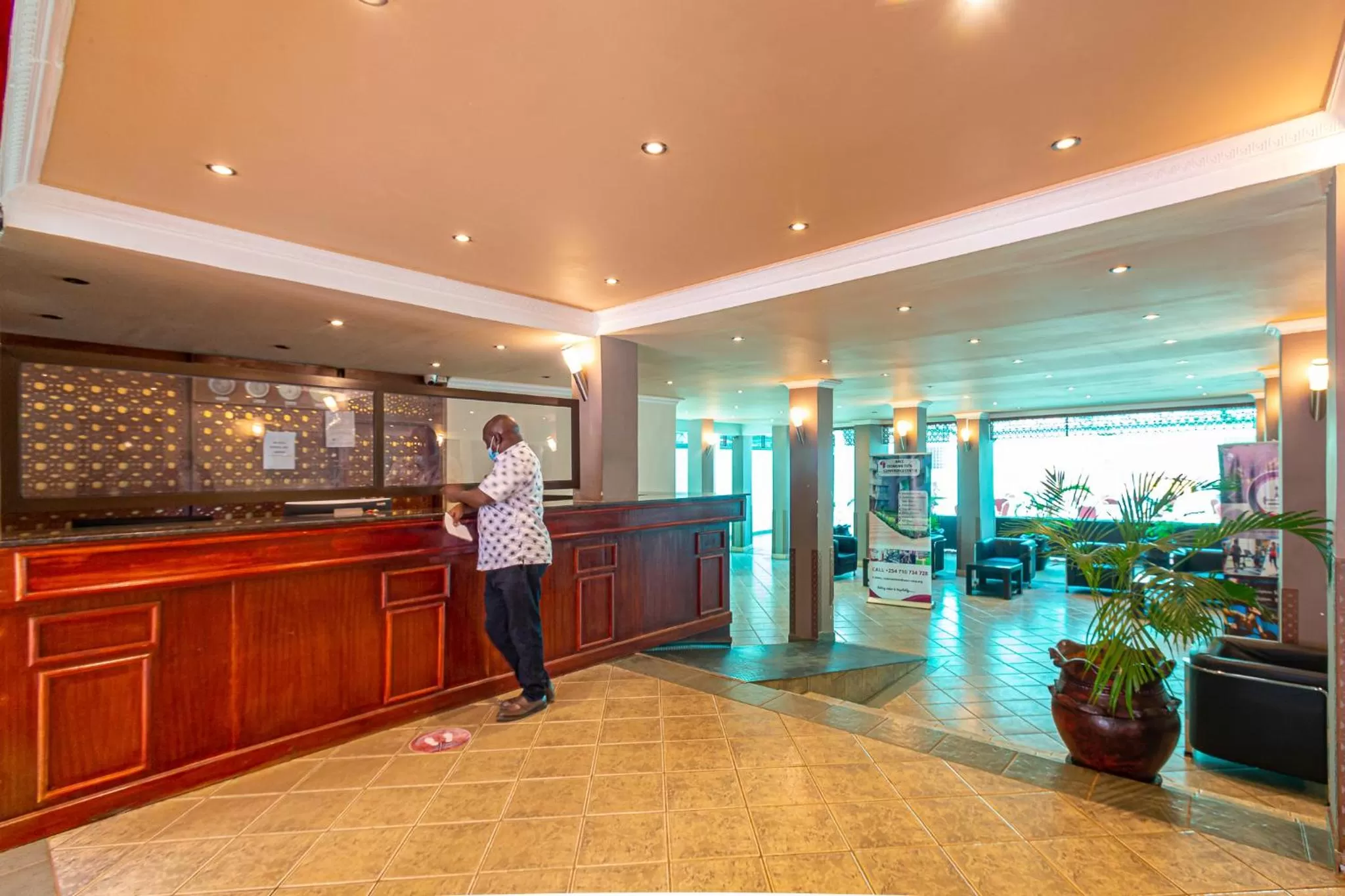 People in Desmond Tutu Conference Centre