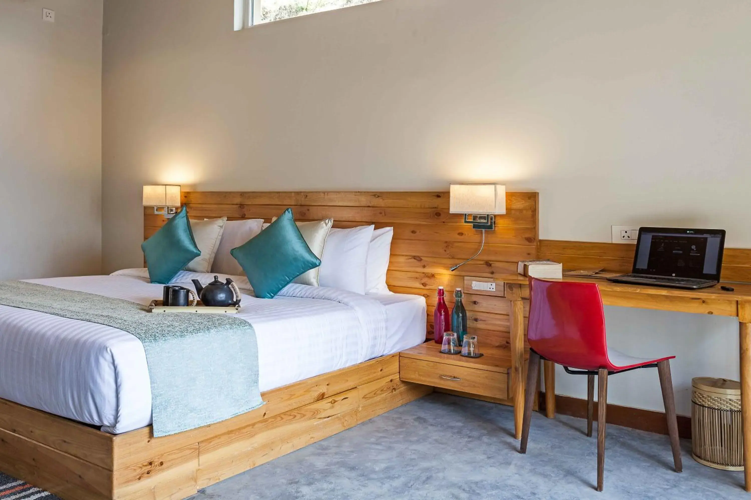 Bedroom, Bed in Rakkh Resort, a member of Radisson Individuals Retreats