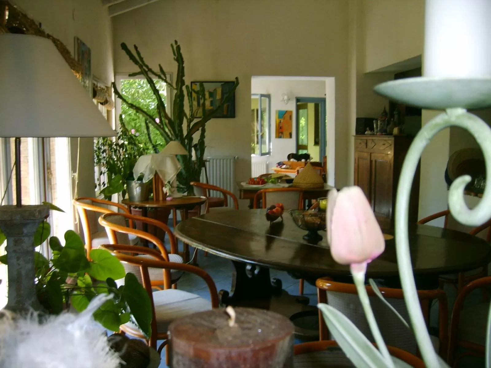 Dining area in La Ferme de Thoudiere