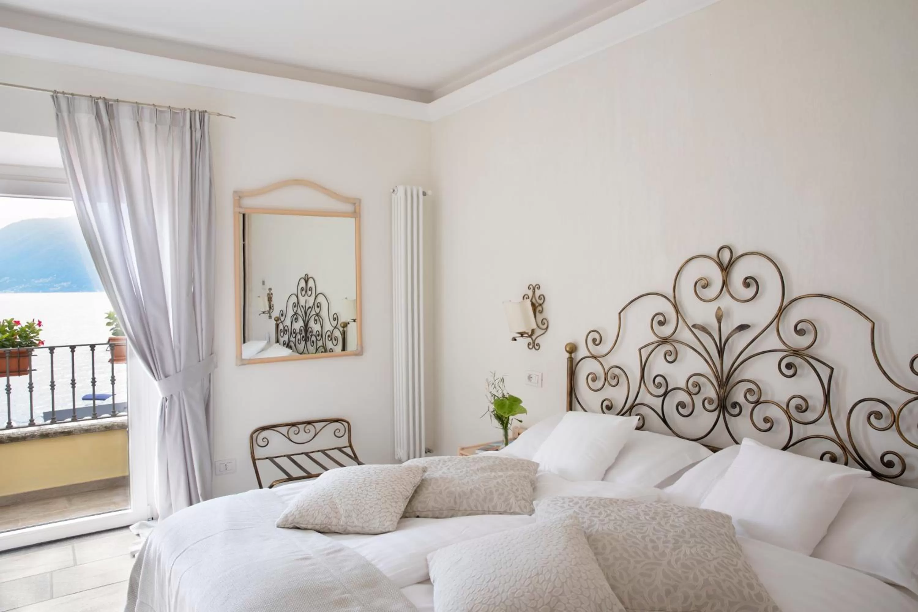 Bed in Relais Villa Porta