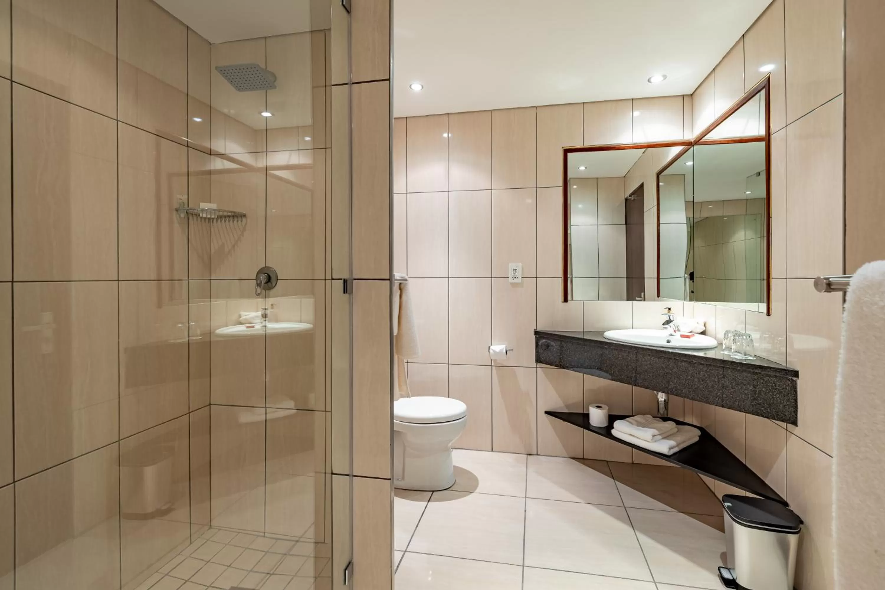 Bathroom in African Sky Hotels - Pine Lake Inn