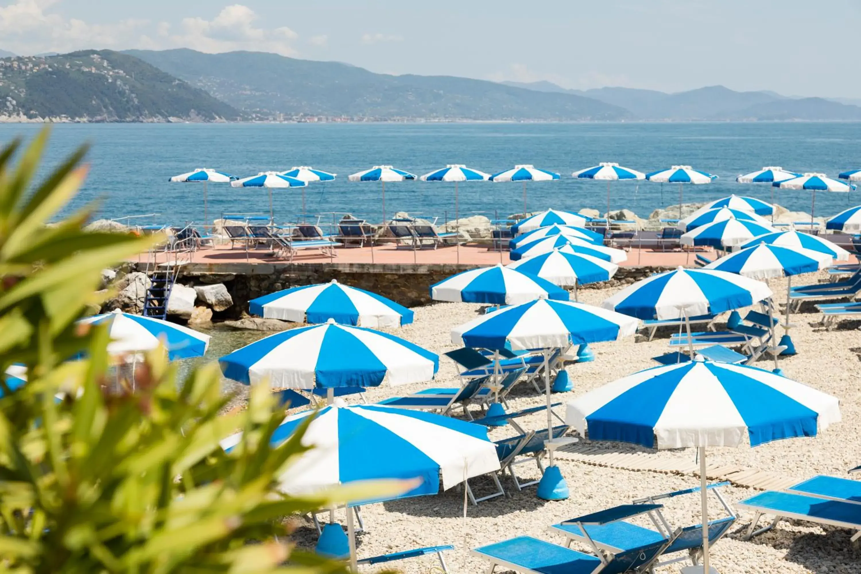 Beach in Grand Hotel Miramare