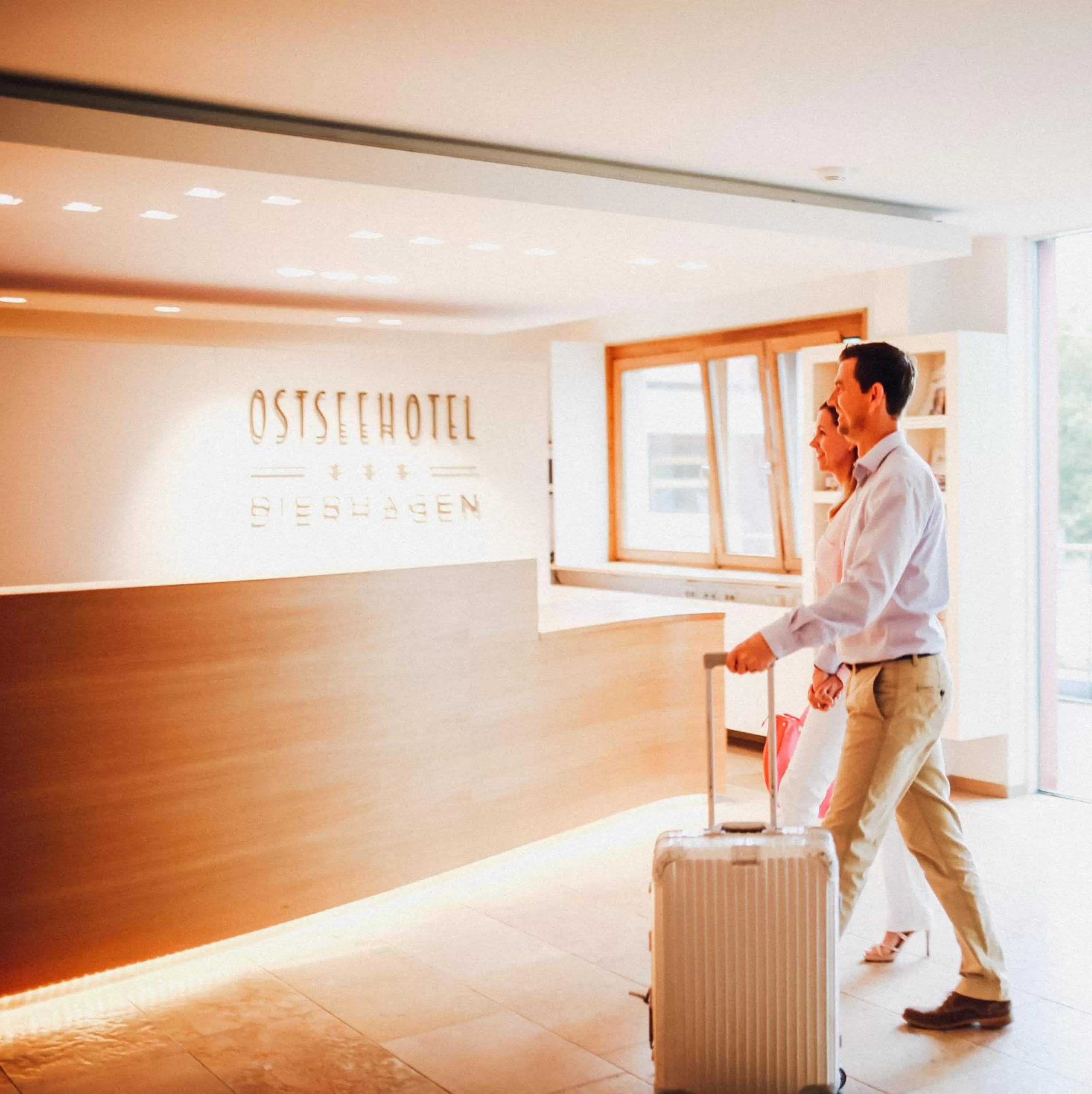 Lobby or reception in Ostseehotel Dierhagen