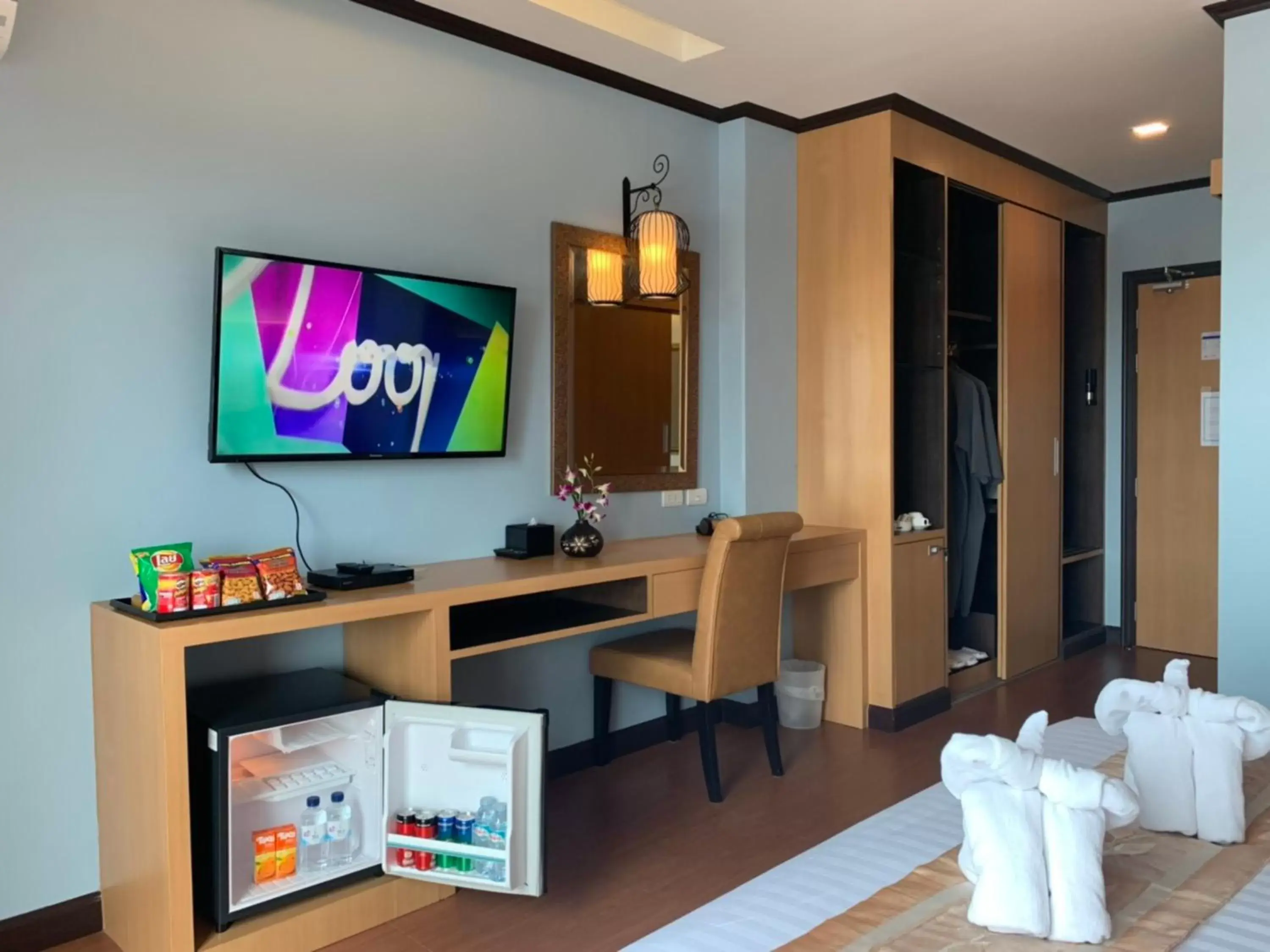 TV/Entertainment Center in The LD Pattaya Hotel