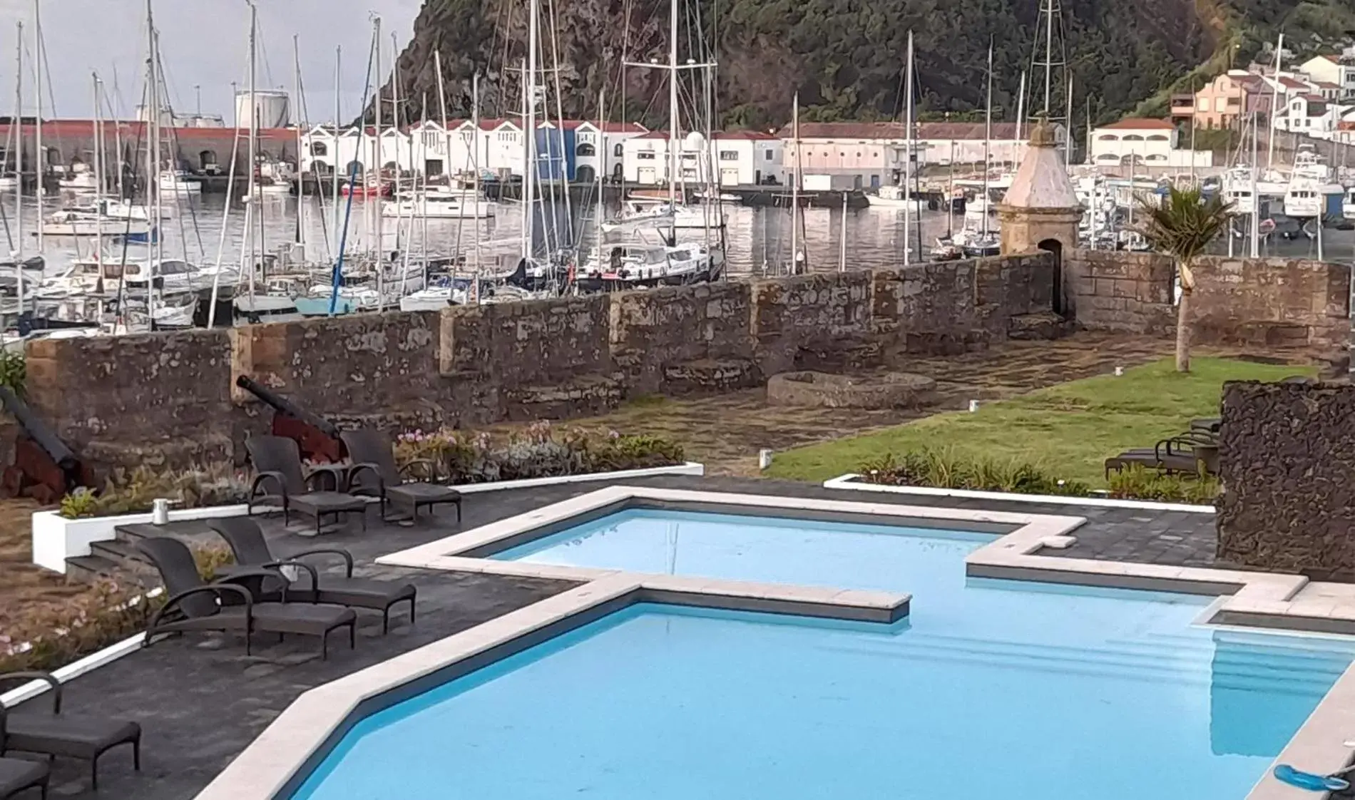 Swimming pool, Pool View in Pousada Forte da Horta