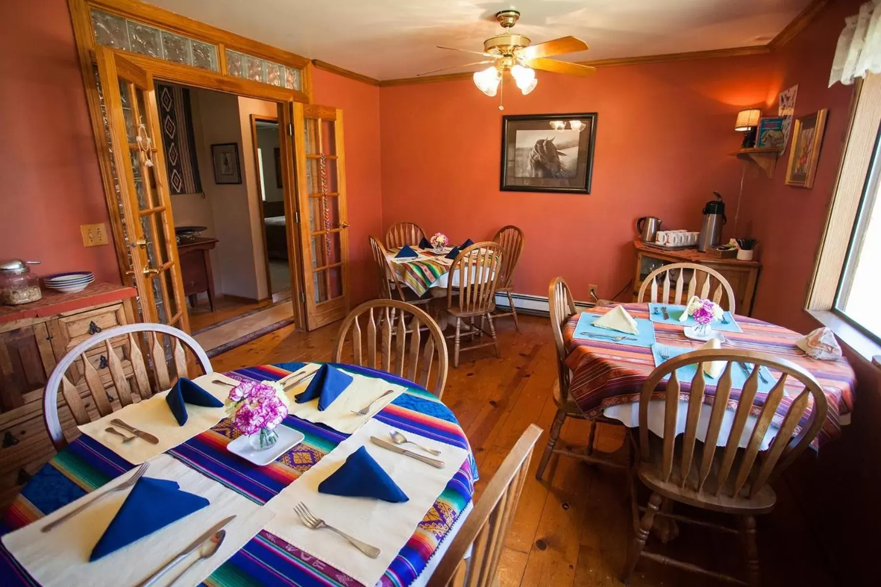 Dining area, Restaurant/Places to Eat in Castle Valley Inn