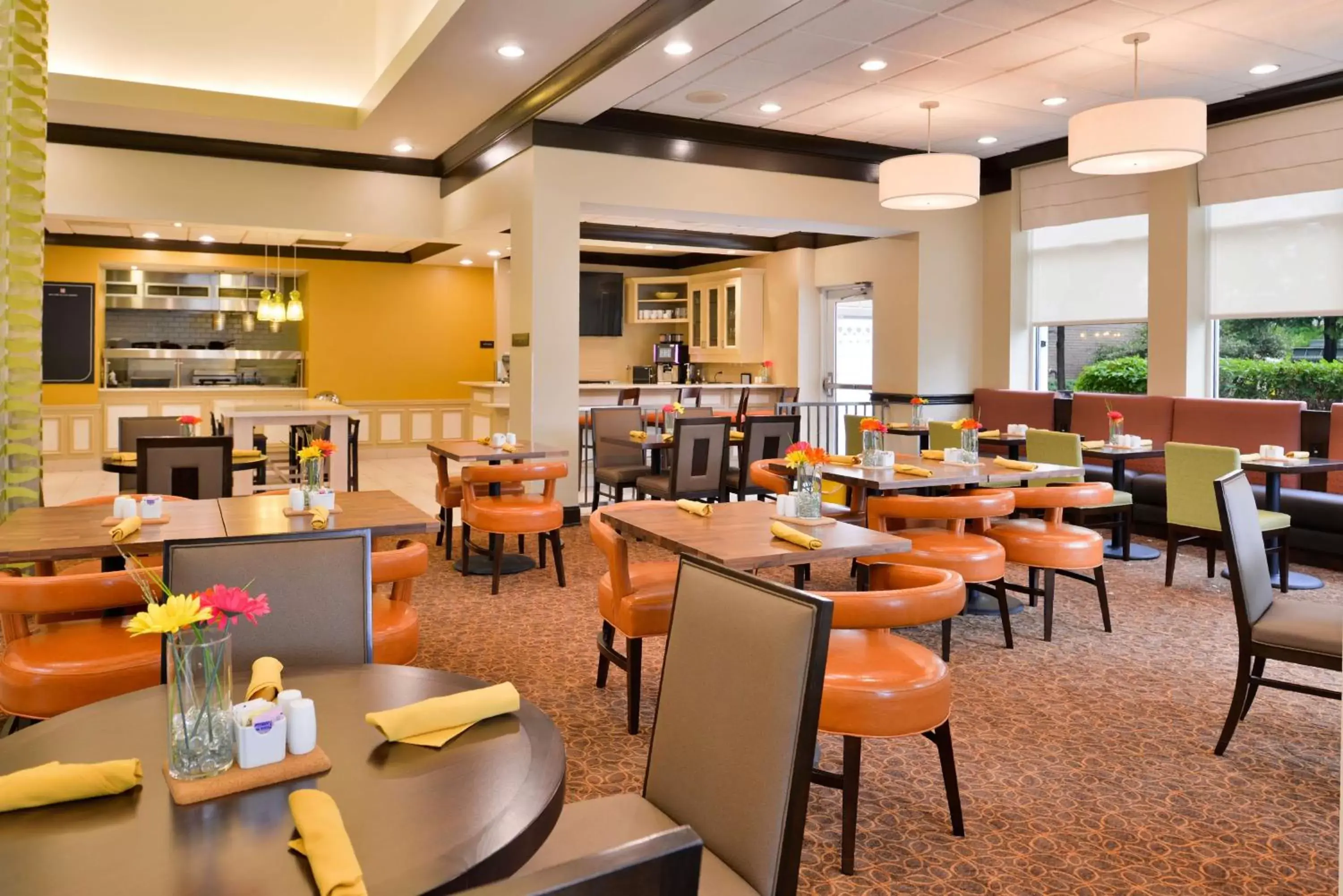 Dining area, Restaurant/Places to Eat in Hilton Garden Inn Indianapolis/Carmel