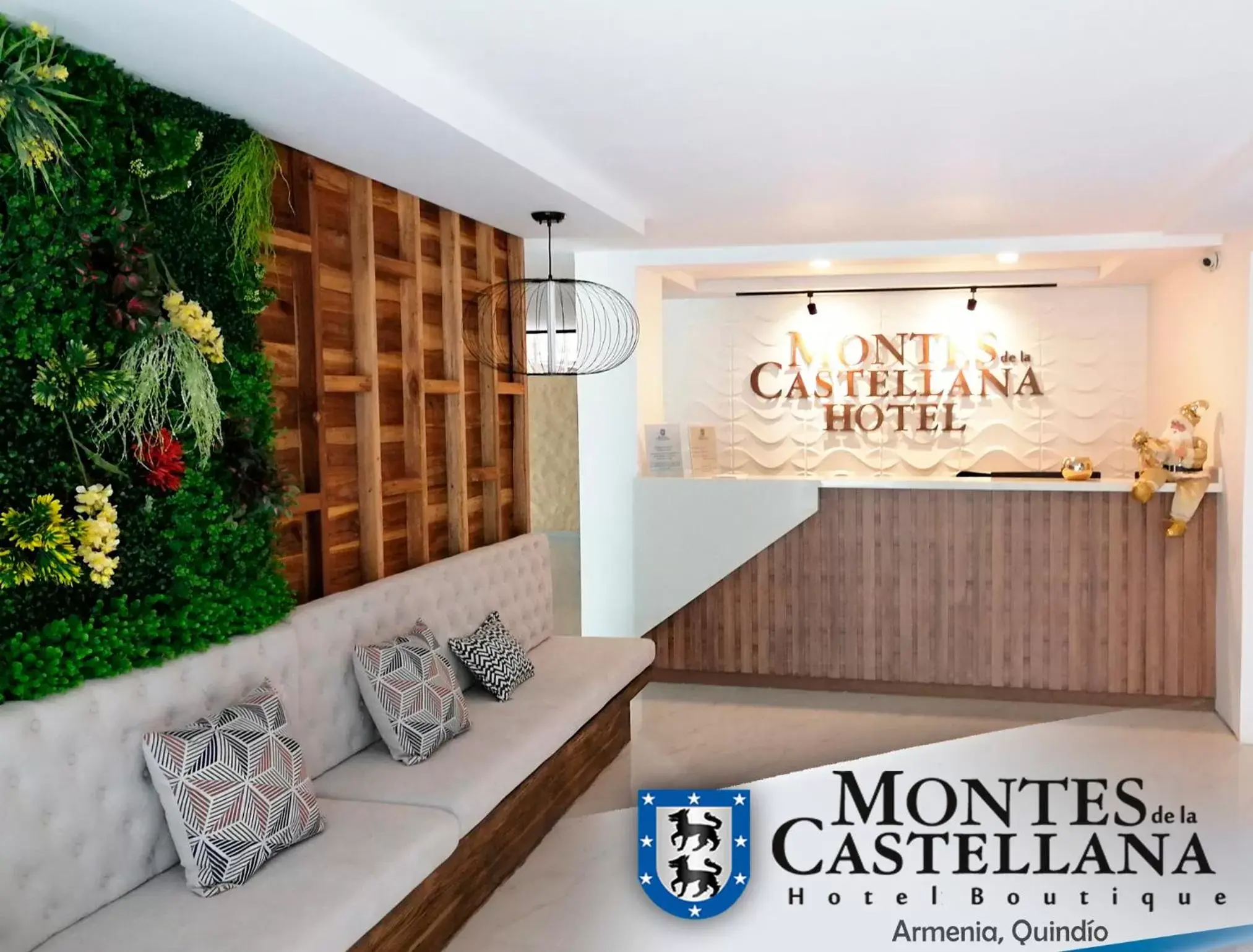 Lobby or reception, Property Logo/Sign in Hotel Montes De La Castellana