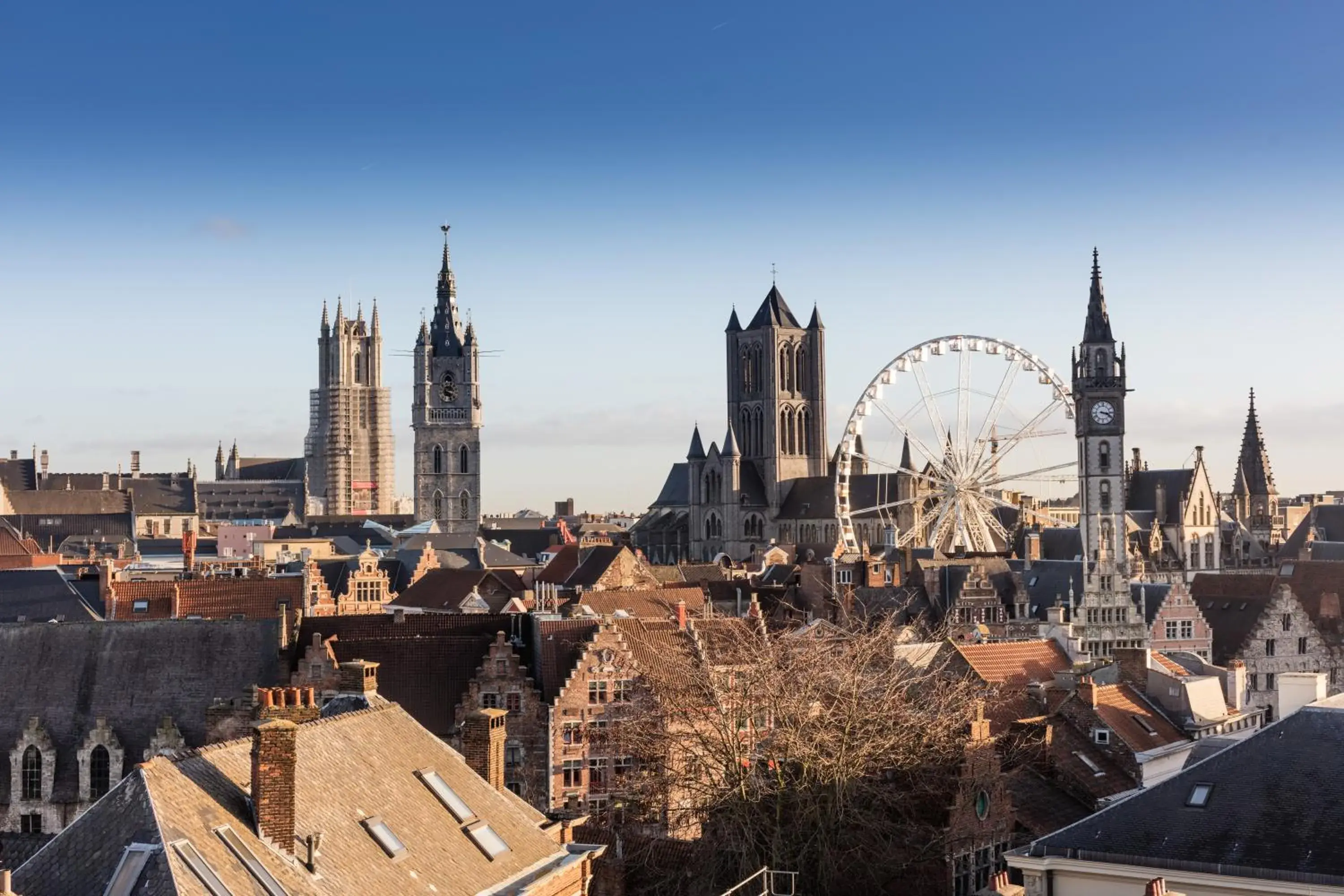 City view in Hotel Gravensteen