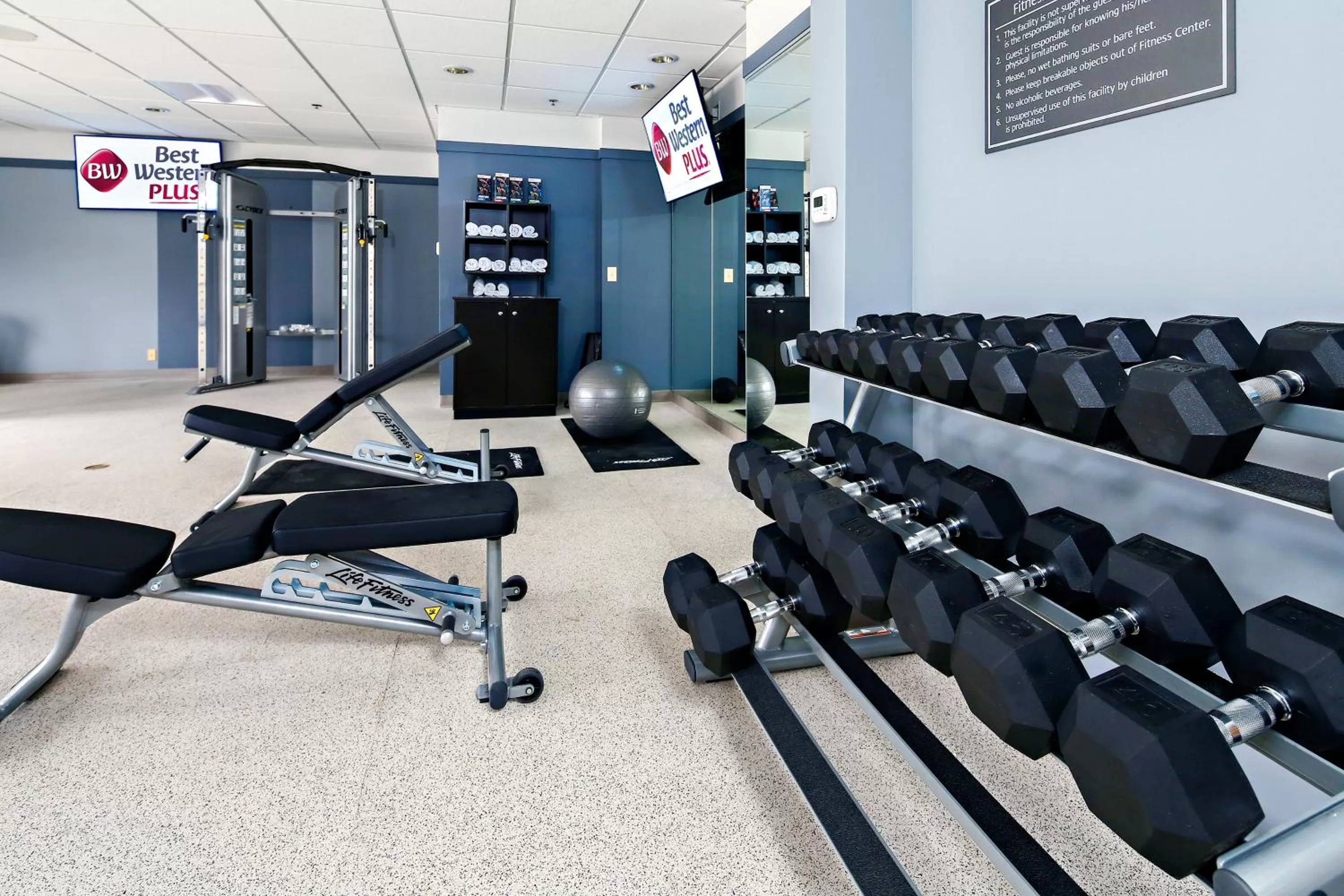 Fitness centre/facilities in Best Western Plus Bellingham