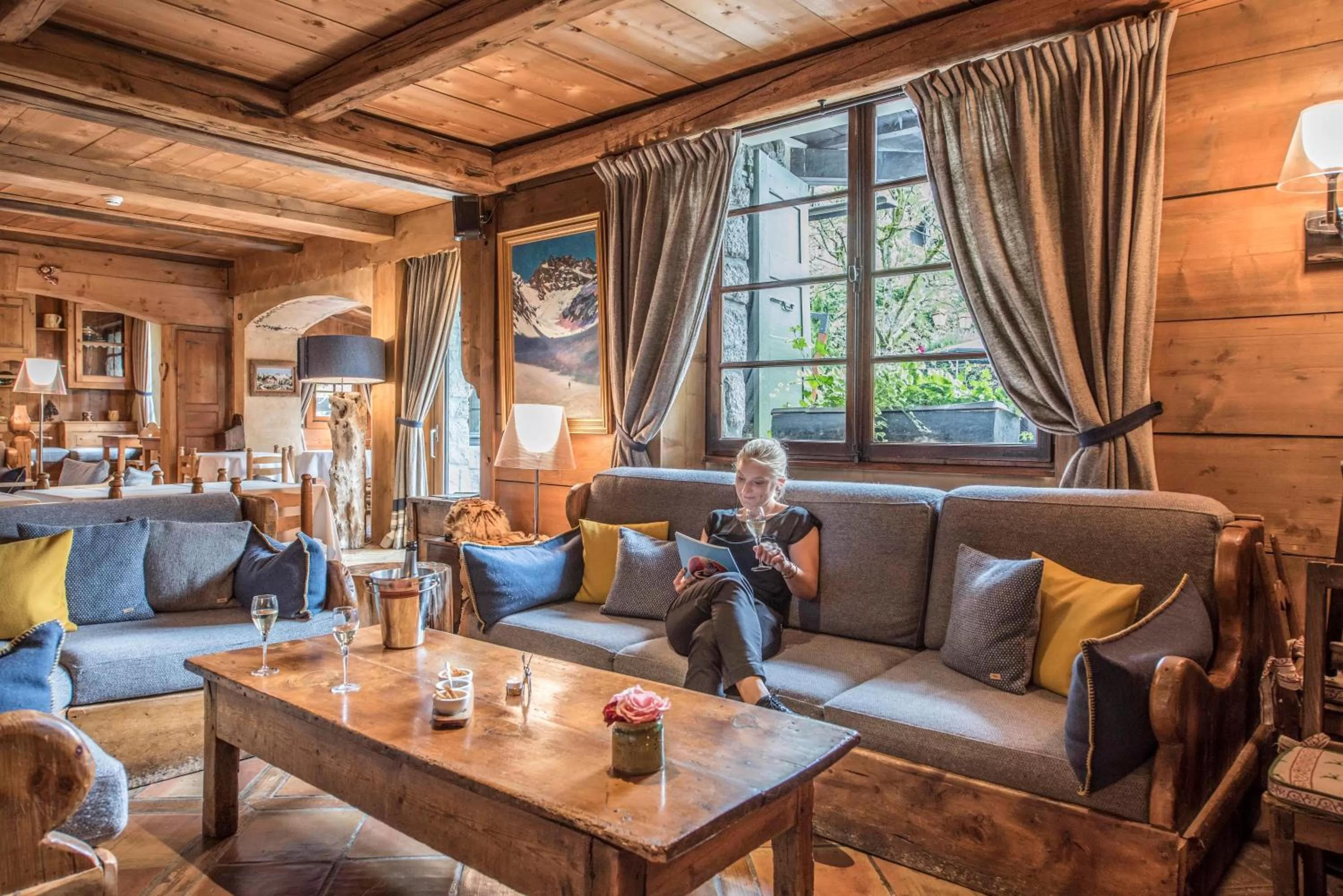 Living room in Au Coin Du Feu