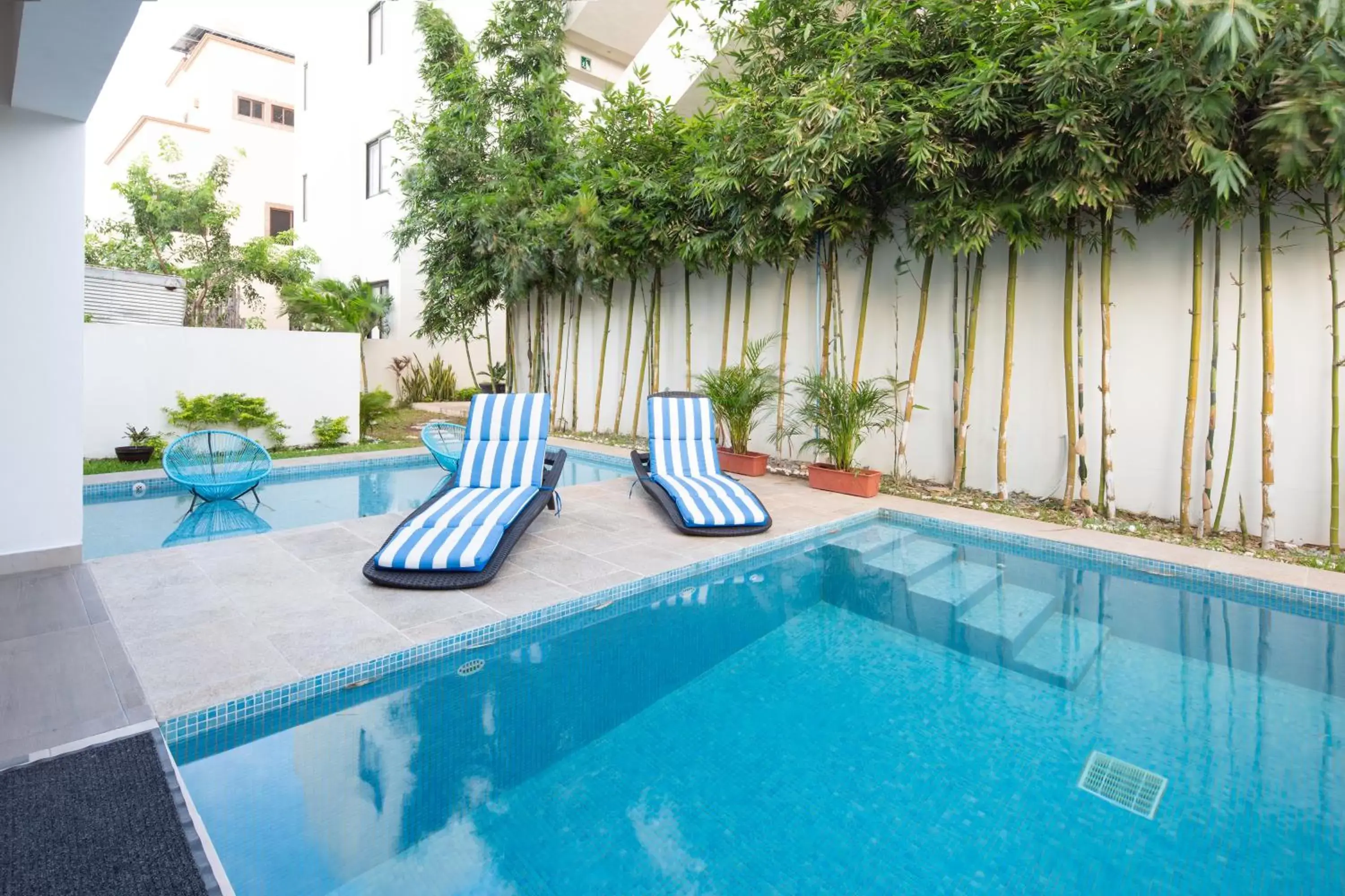 Swimming Pool in Vela's Condos Ocean Front