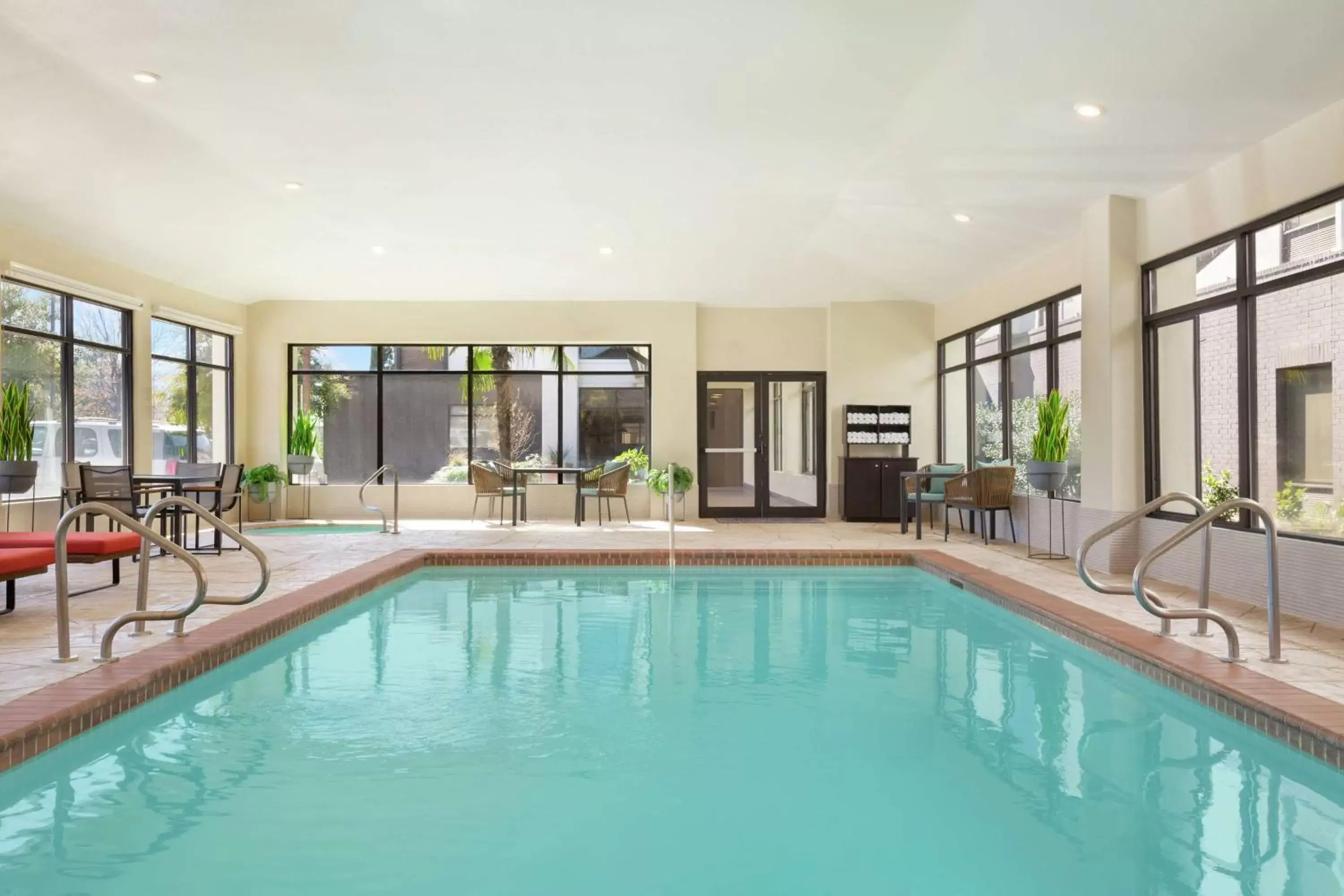 Pool view, Swimming Pool in Hampton Inn & Suites Houston-Cypress Station