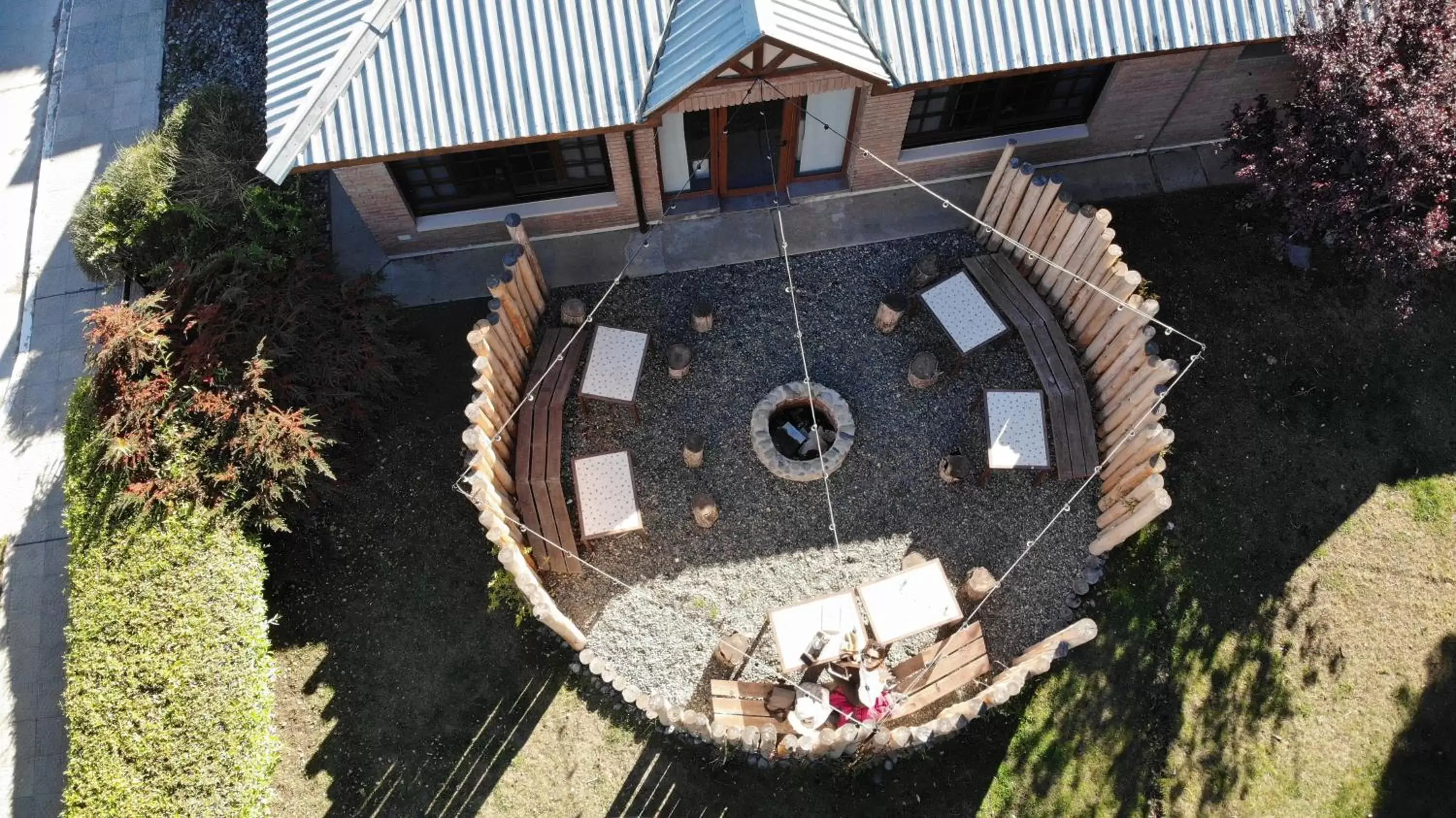 Patio, Bird's-eye View in Hotel Bahia Redonda