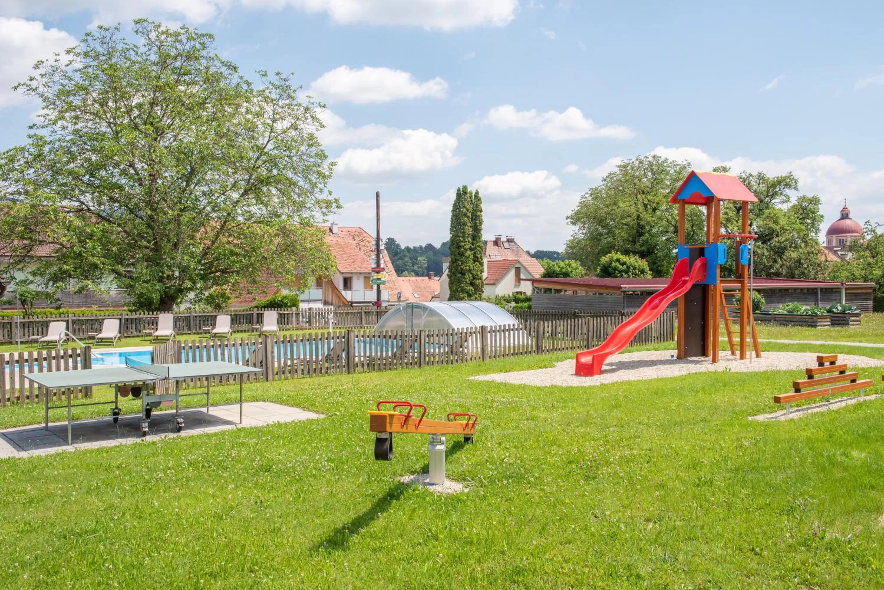 Children play ground in Pension Cäcilia