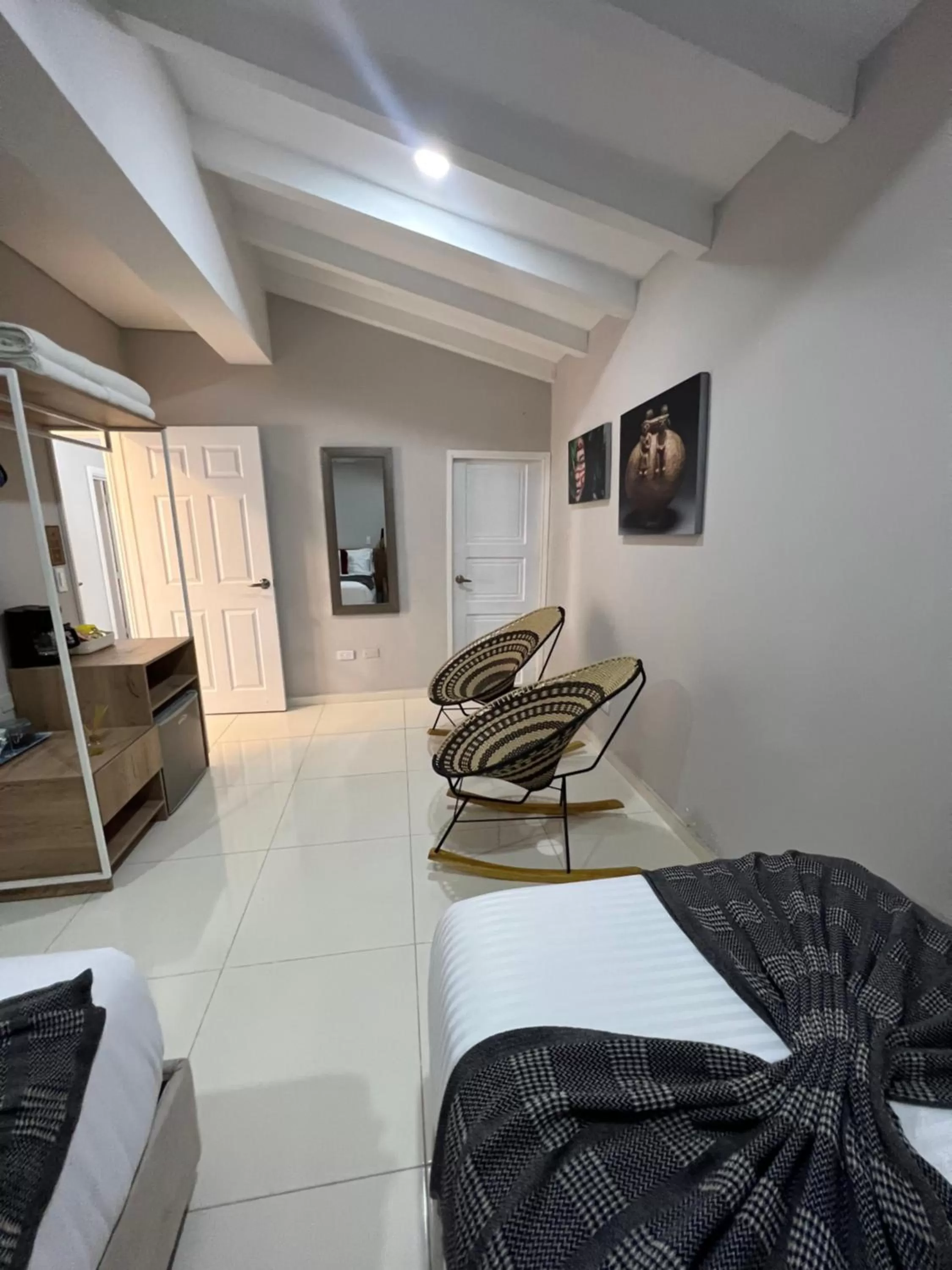 Bed in Hotel Boutique Casa chunuu Santa Marta