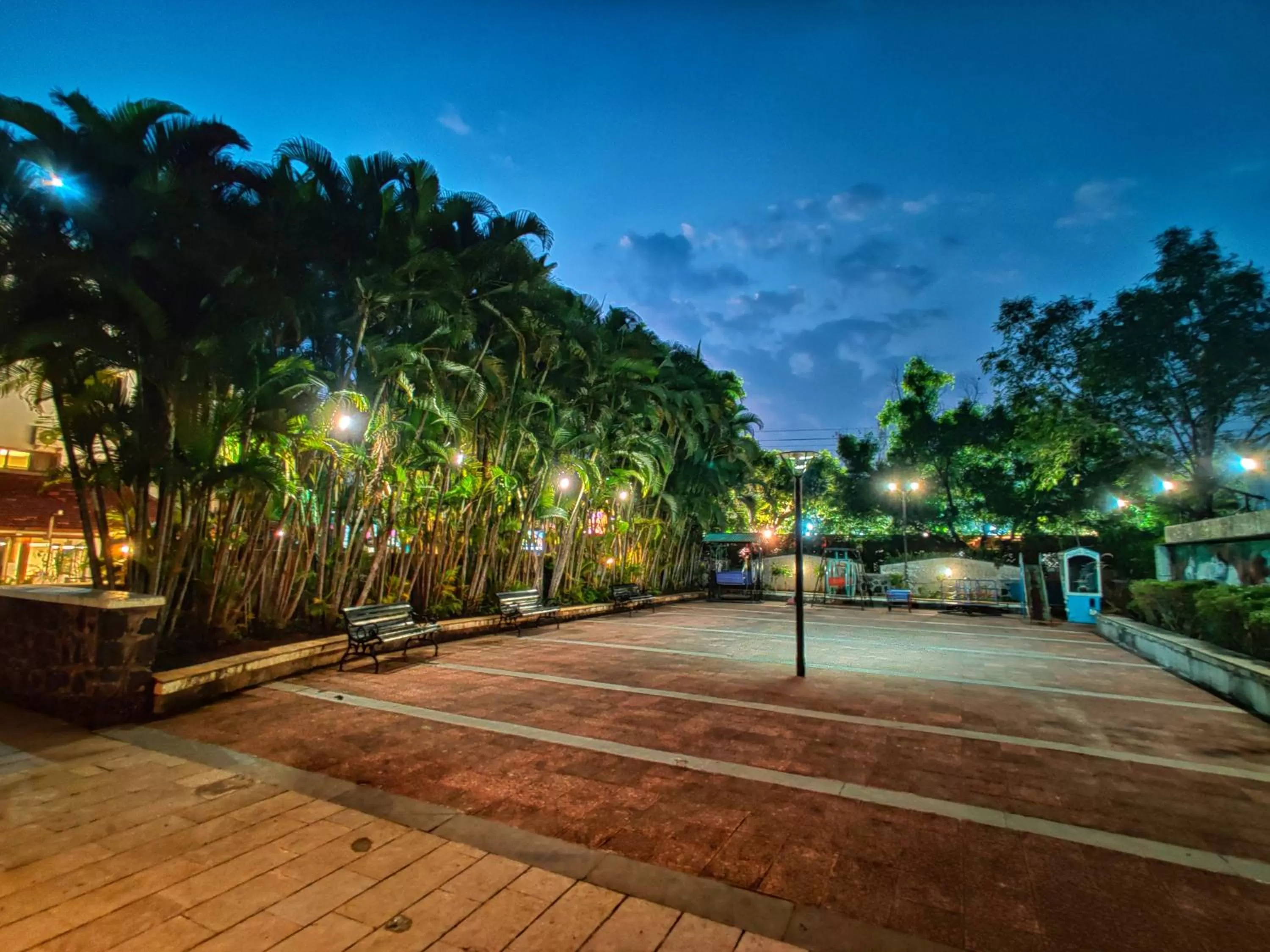 Garden in Hotel Ashwin Igatpuri, Pure Veg & Jain Food