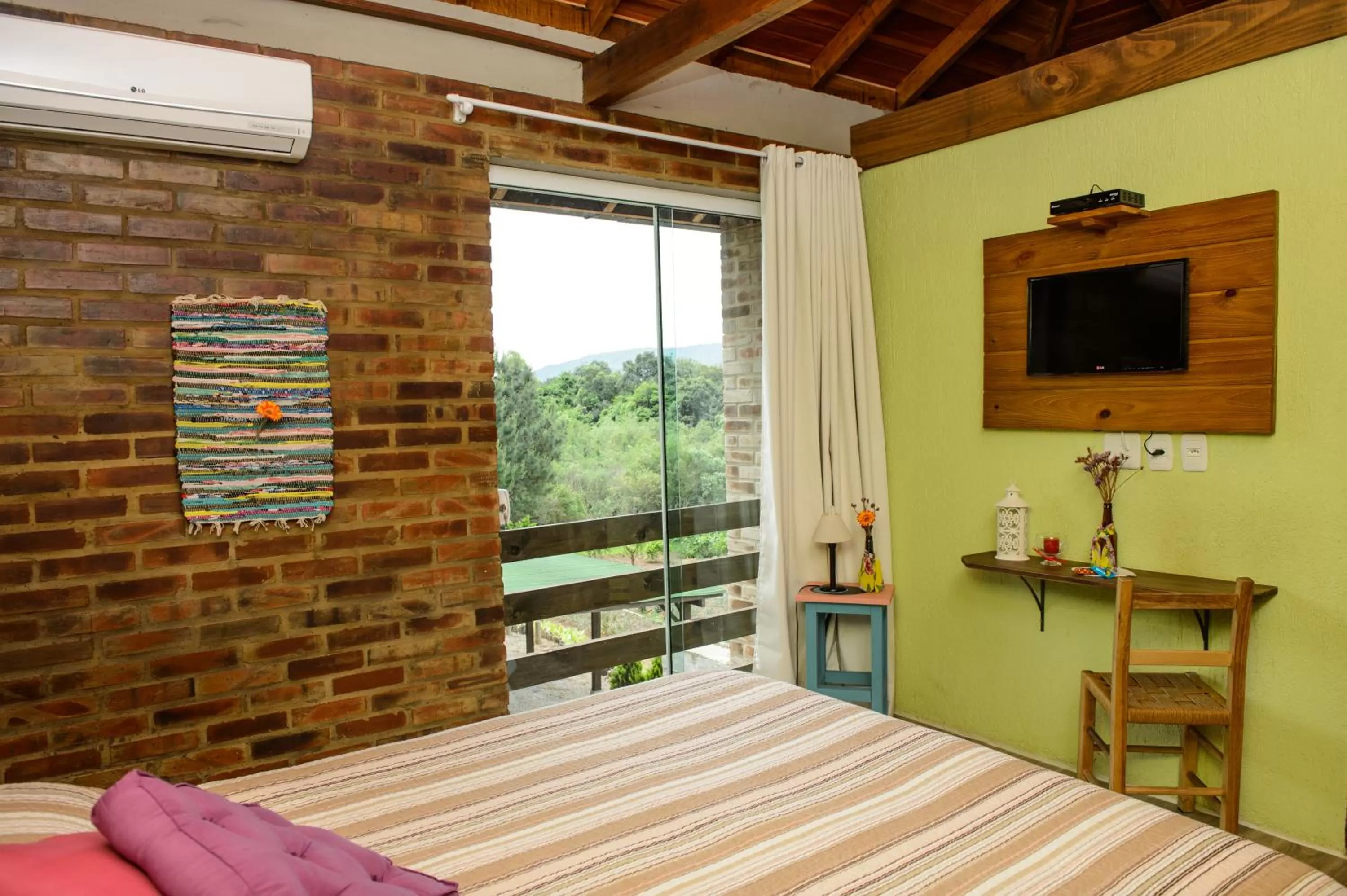 Bed in Bina's Haus Pousada, Cafeteria e Atelier