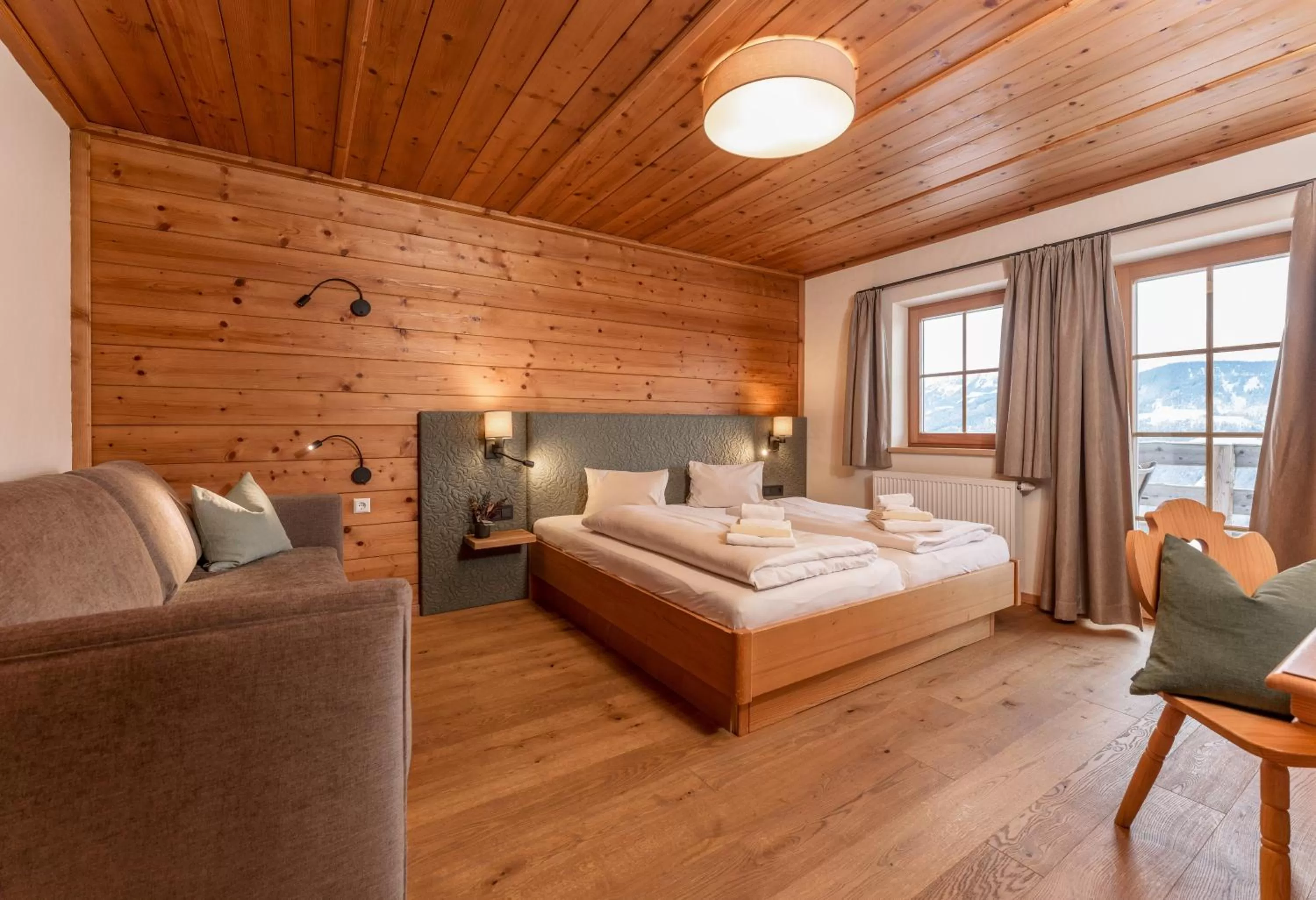 Bedroom, Bed in Almwelt Austria