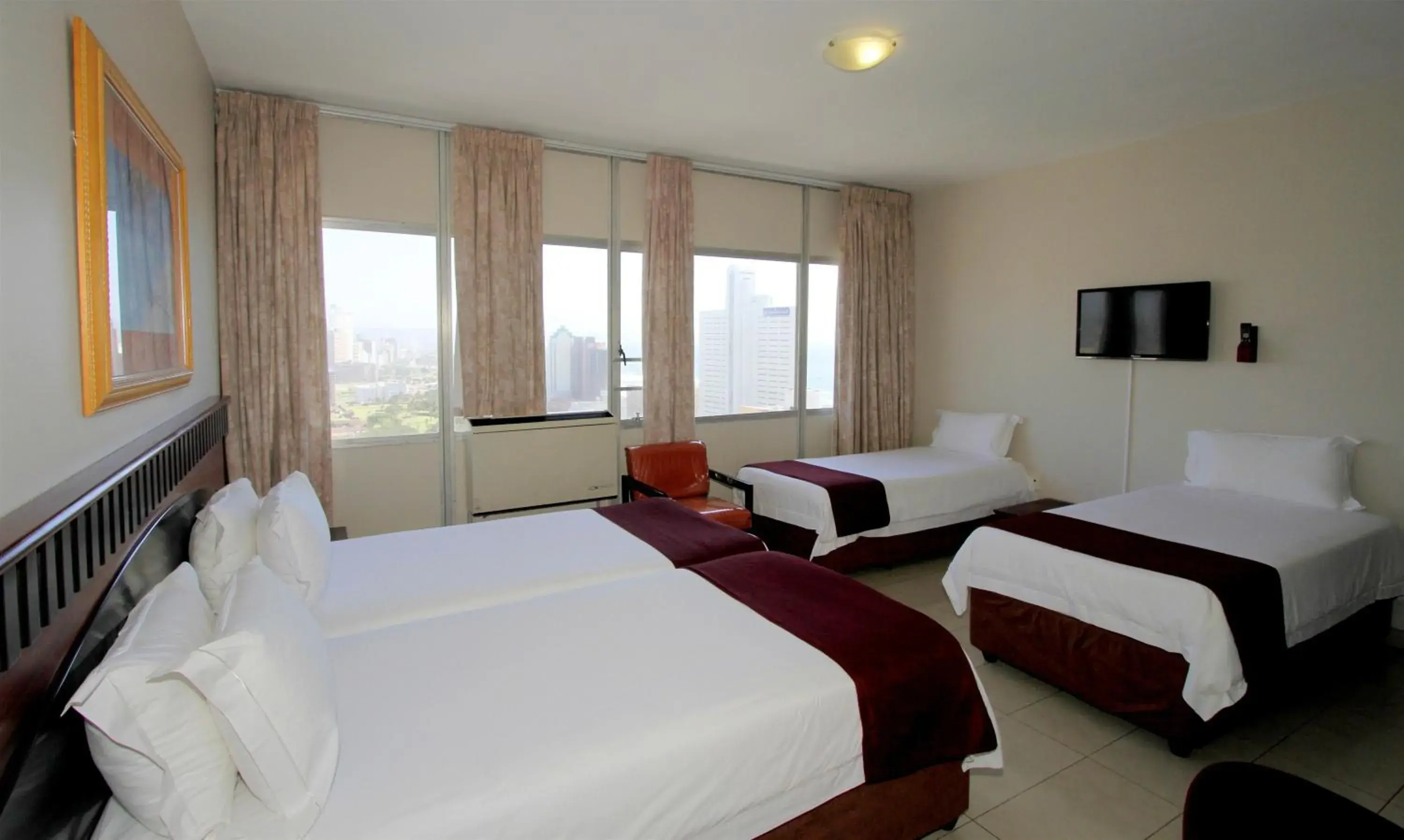 Bedroom, Bed in Coastlands Durban Self Catering Holiday Apartments
