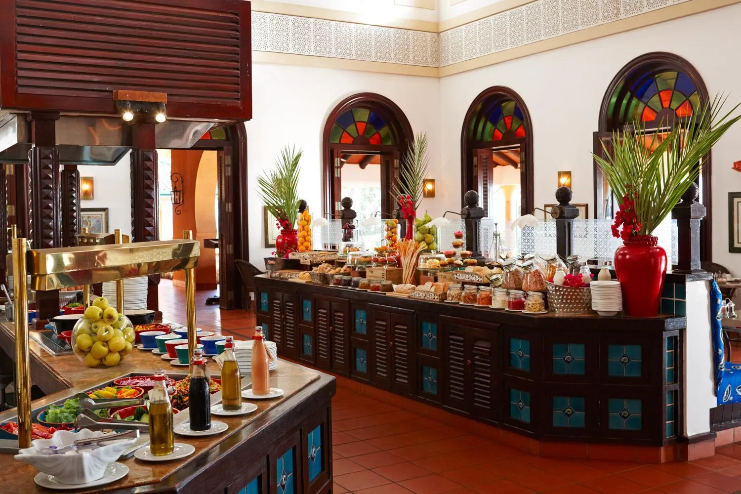 Buffet breakfast in Avani Pemba Beach Hotel