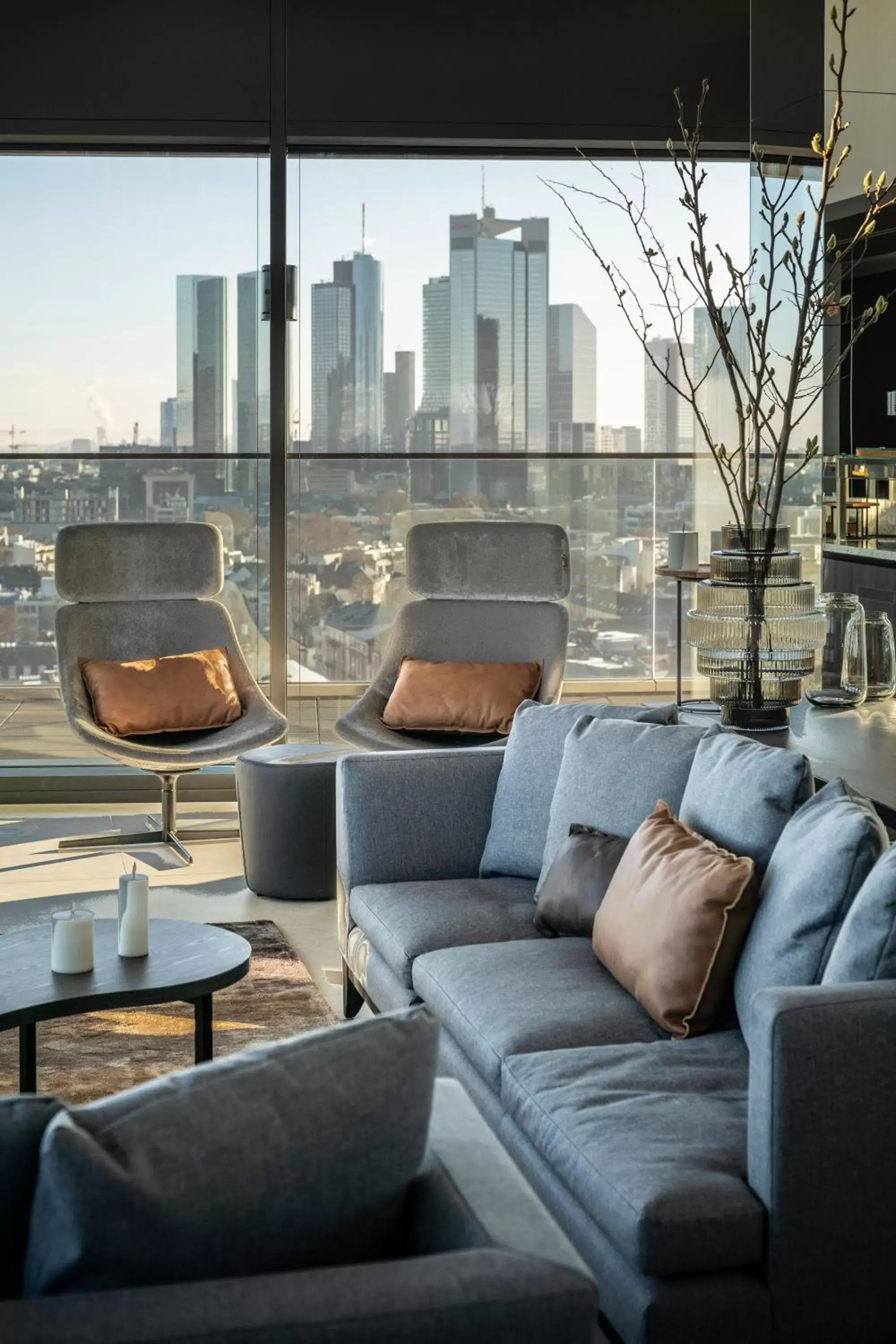 City view in Meliá Frankfurt City