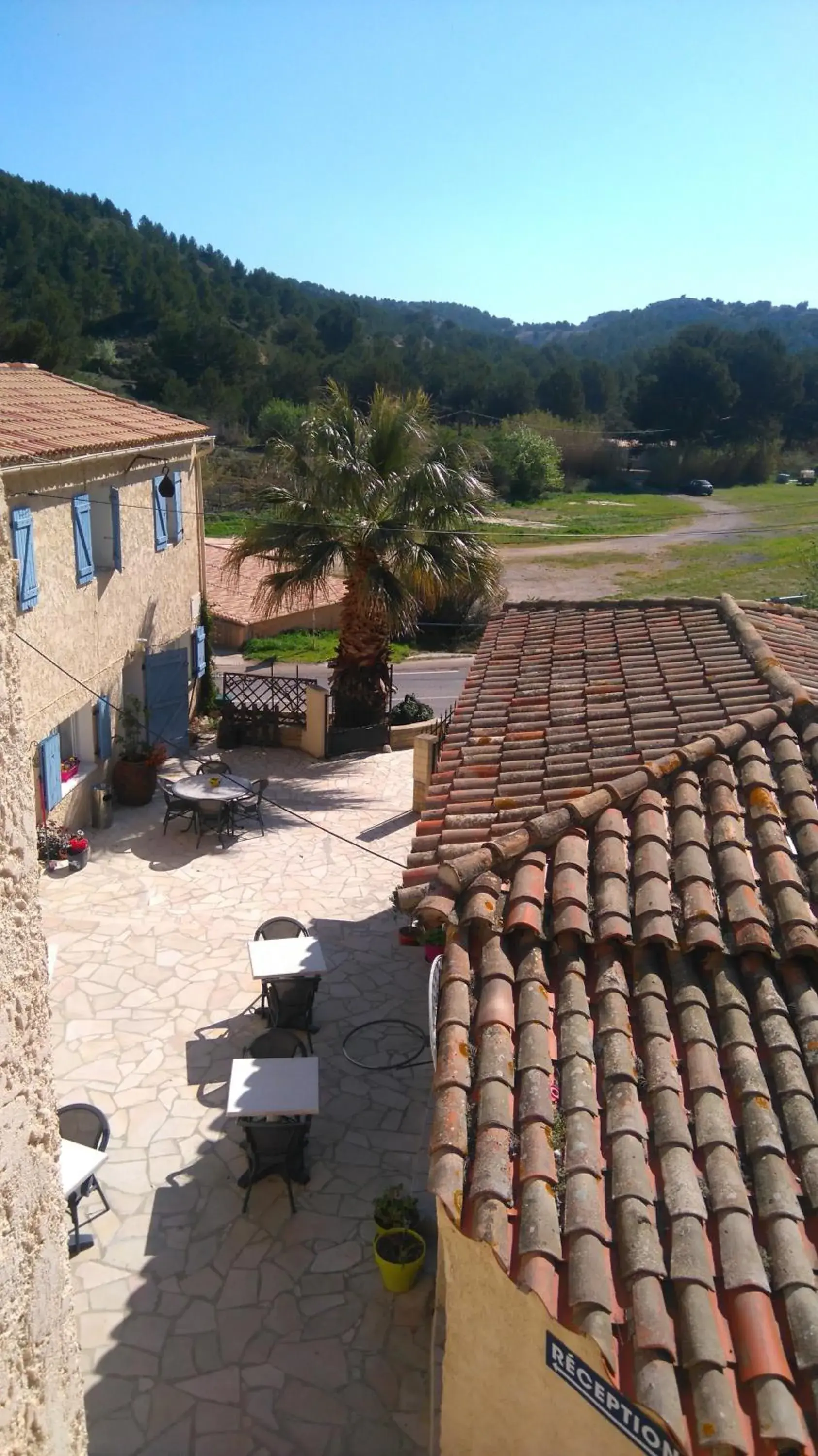 Balcony/Terrace in Auberge La Folie