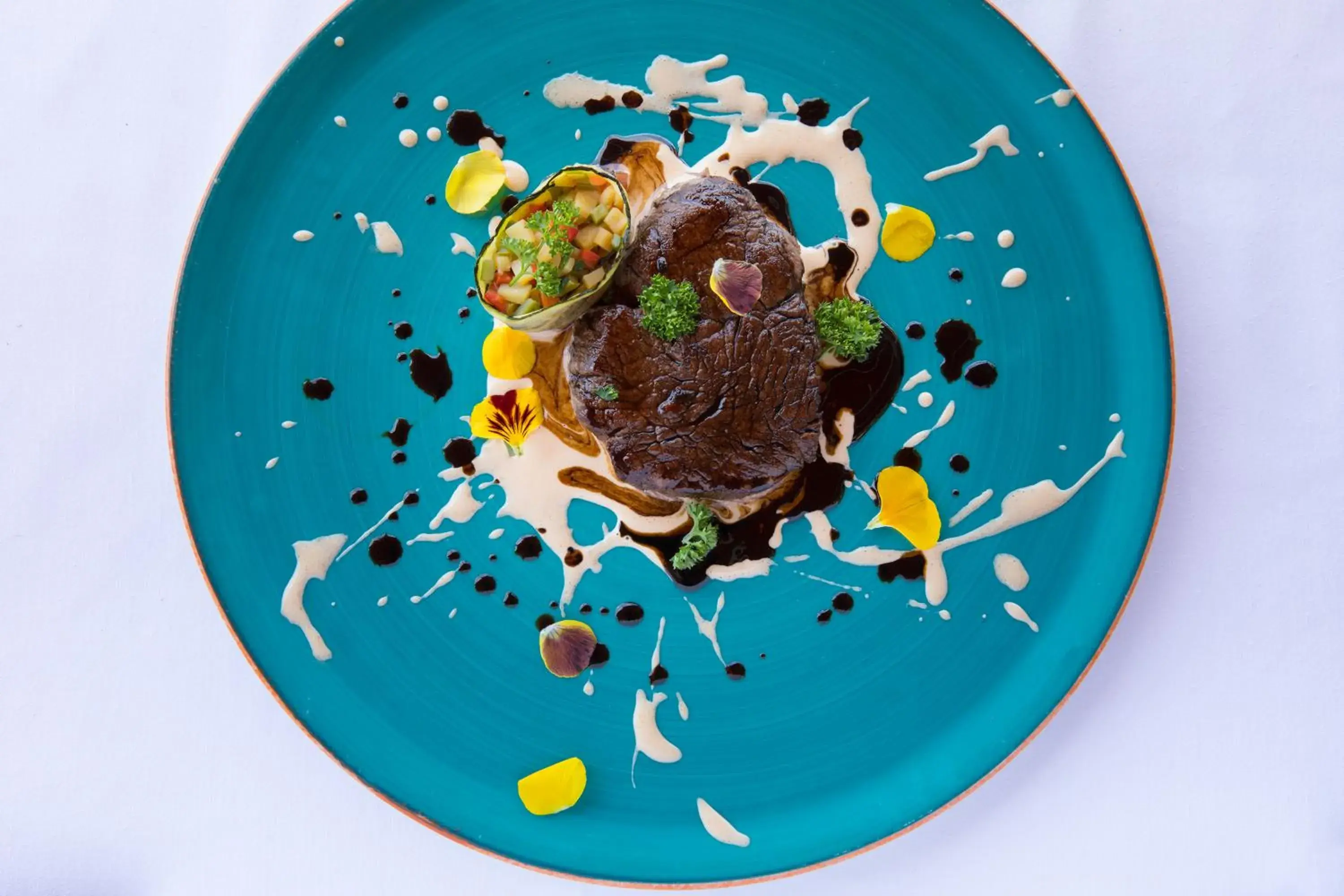 Food close-up in Grand Hotel Ambasciatori Food close-up in Grand Hotel Ambasciatori