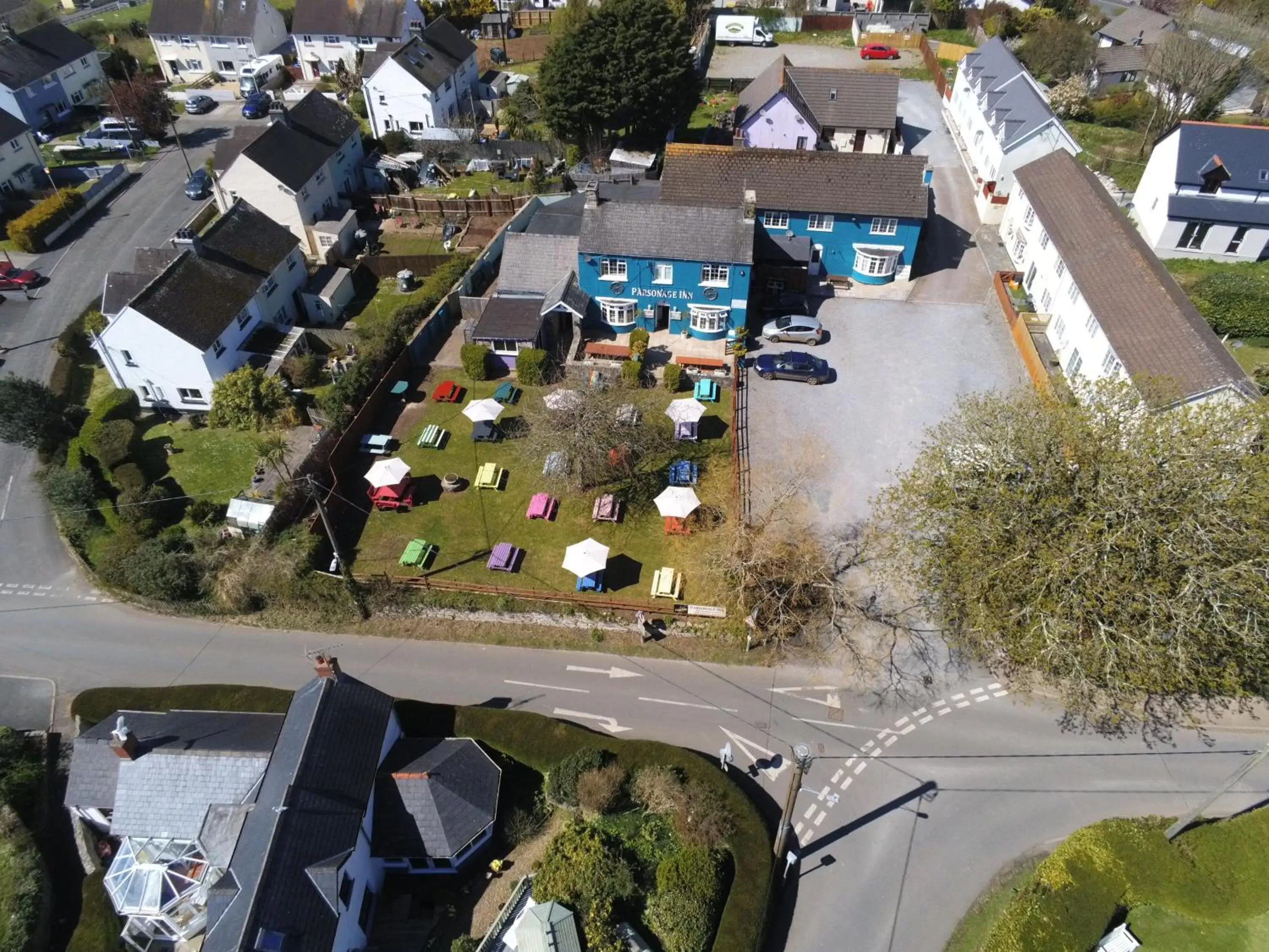 Bird's-eye View in parsonage farm inn