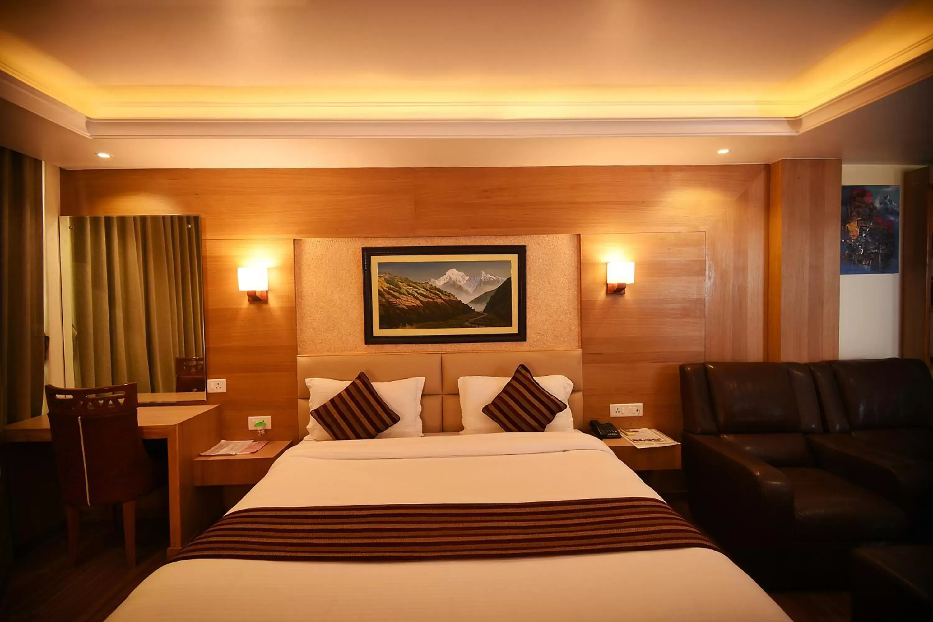 Bed in Hotel Middle Path & Spa Bed in Hotel Middle Path & Spa