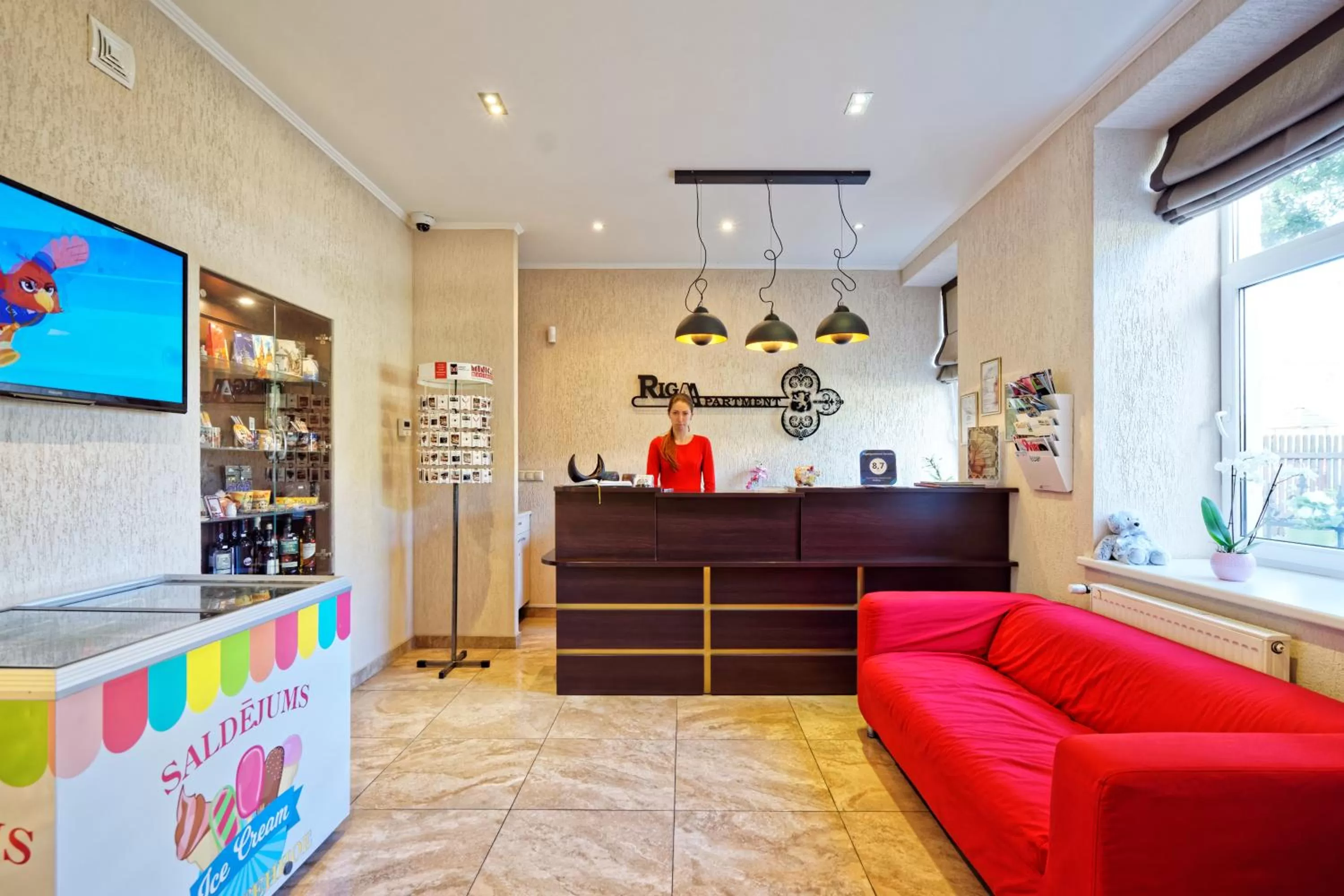 Staff in RIGAAPARTMENT SONADA Family Aparthotel - Private Parking