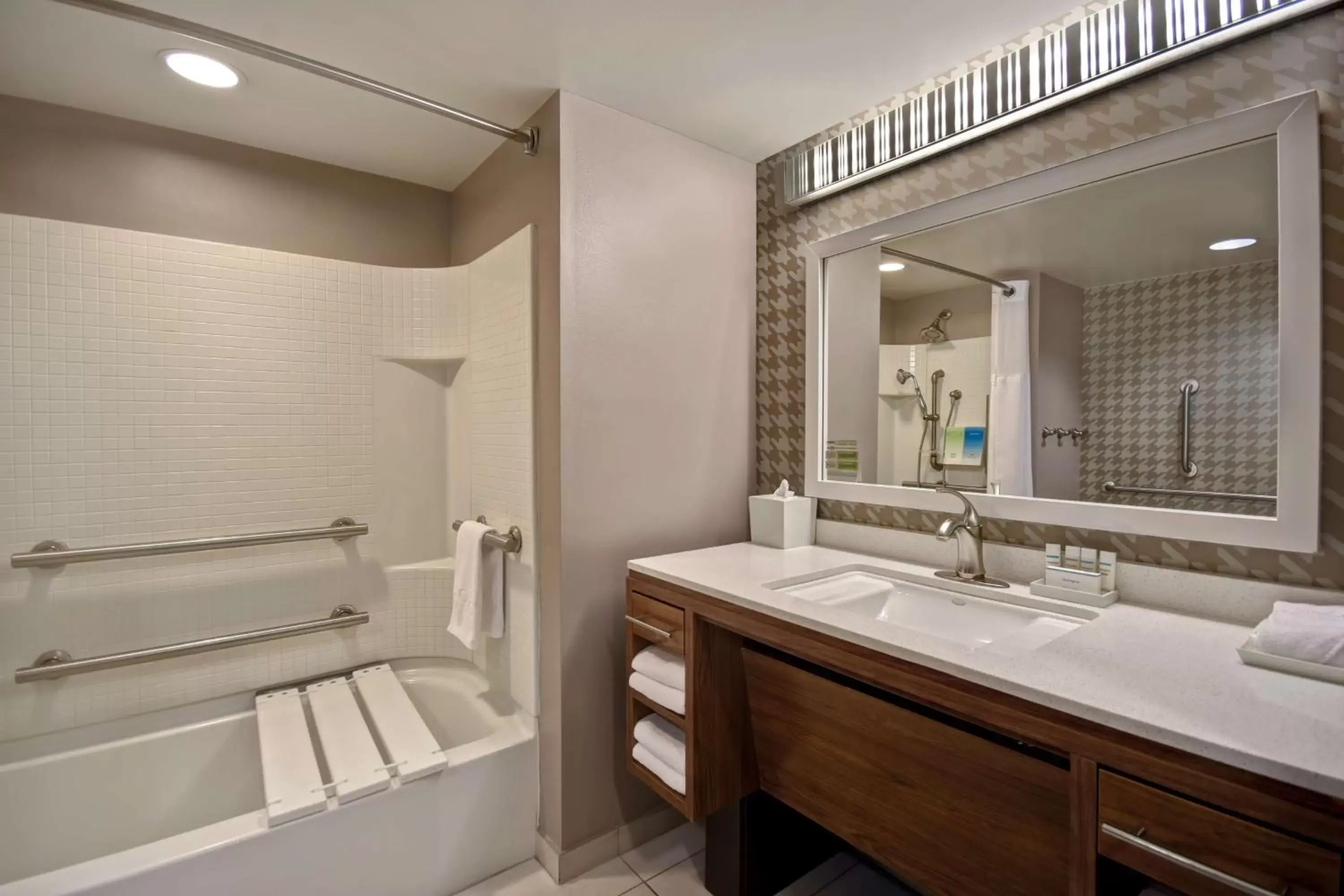 Bathroom in Home2 Suites by Hilton Nashville Vanderbilt, TN