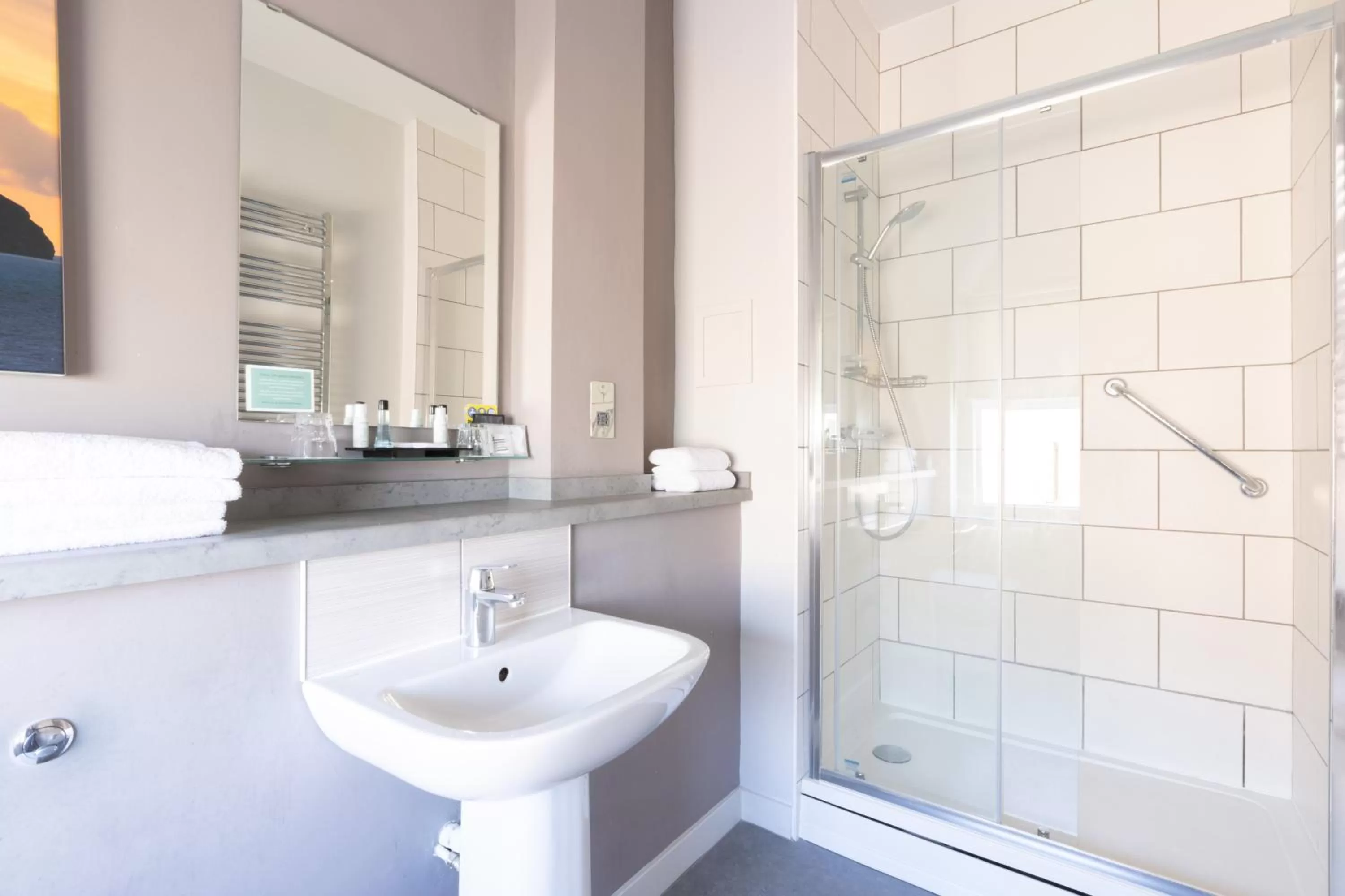 Shower in The Grand Atlantic Hotel