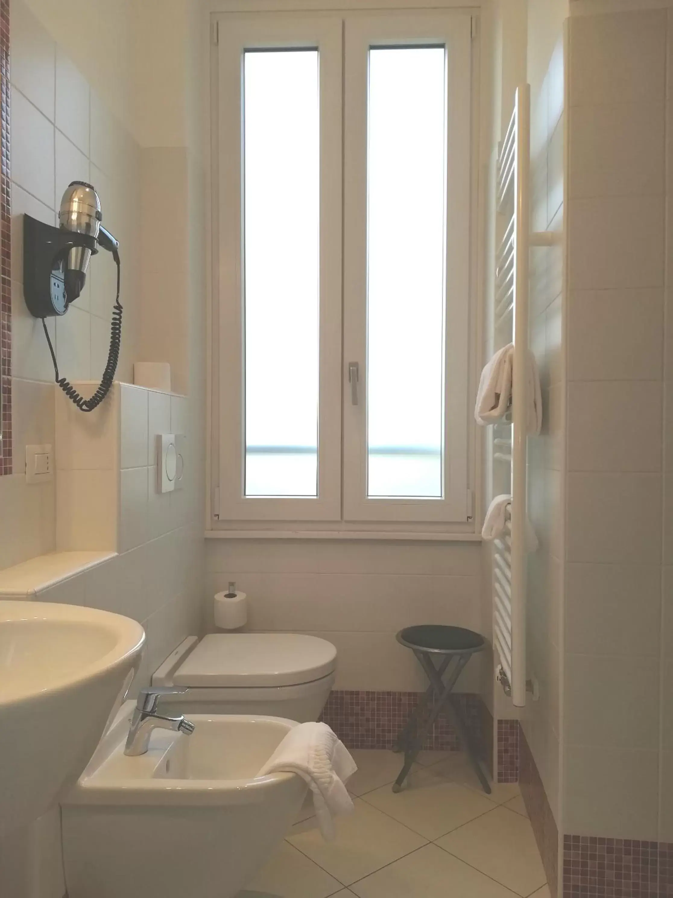Bathroom in Hotel Quarcino