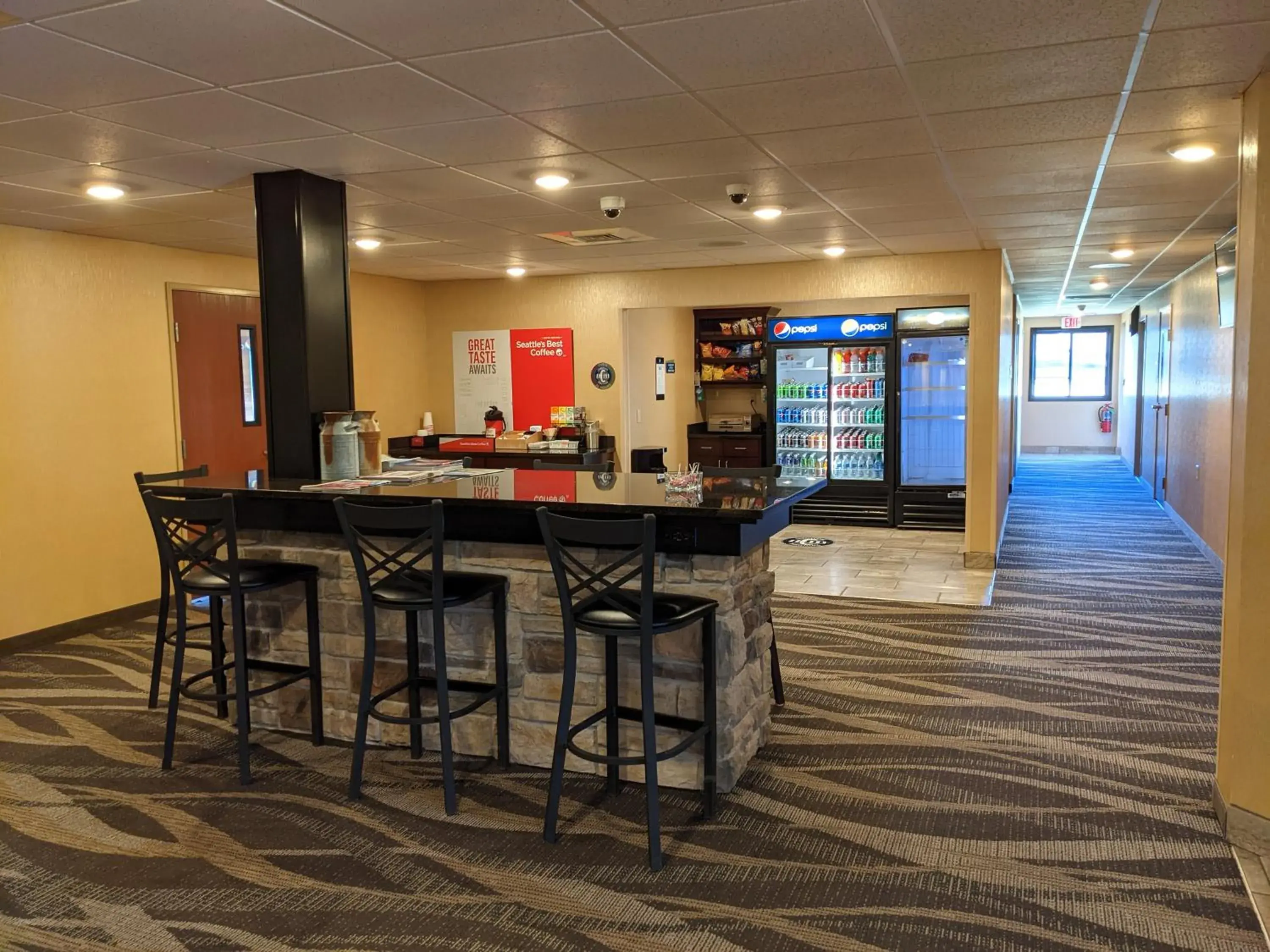 Lobby or reception in Cobblestone Inn & Suites - Merrill