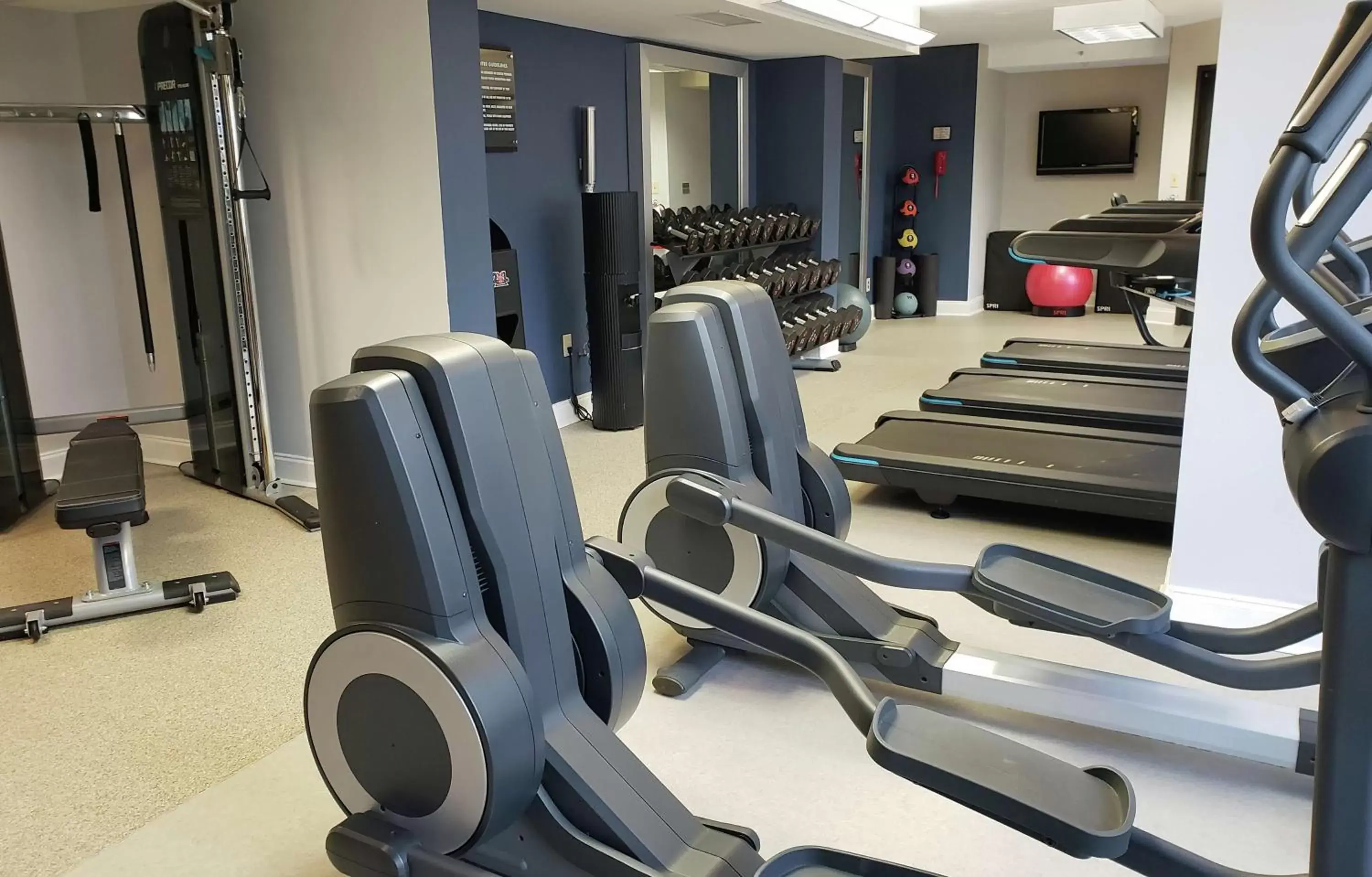 Fitness centre/facilities, Fitness Center/Facilities in Hilton Durham near Duke University