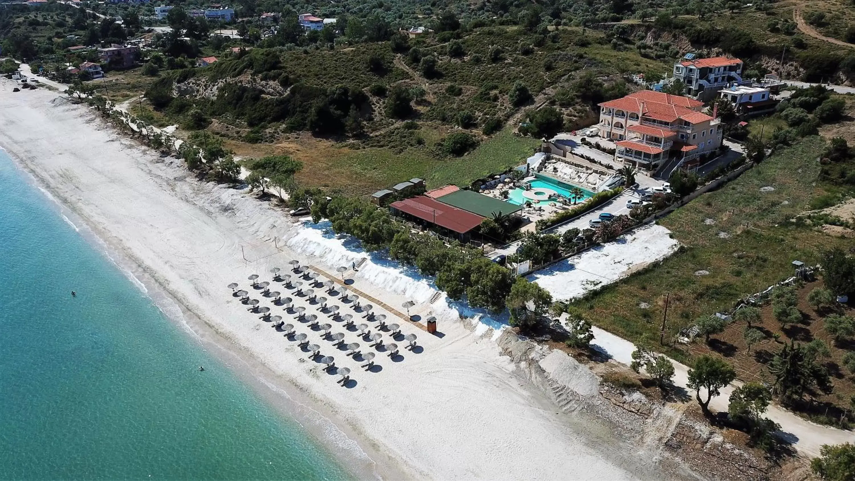 Property building, Bird's-eye View in Thassos Hotel Grand Beach