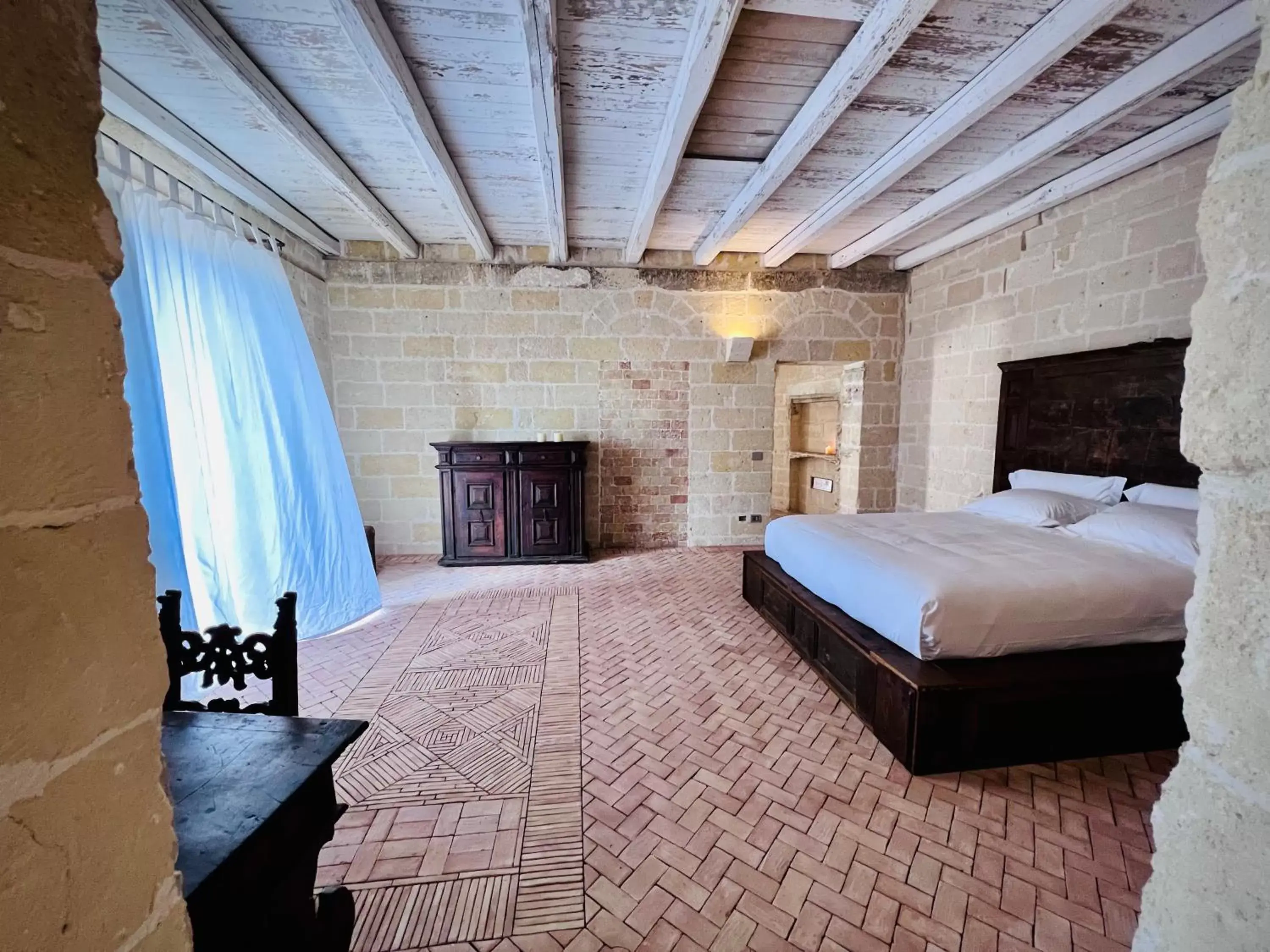 Bedroom, Bed in Sextantio Le Grotte Della Civita