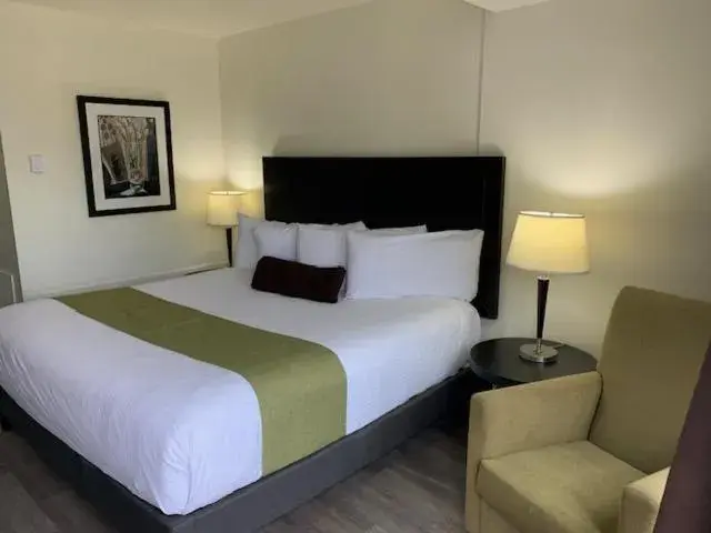 Bed in Auberge Shores Inn & Hotel