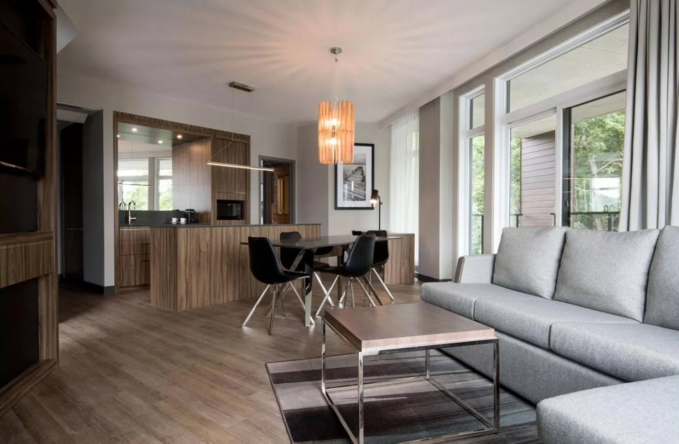 Living room in Entourage sur-le-Lac